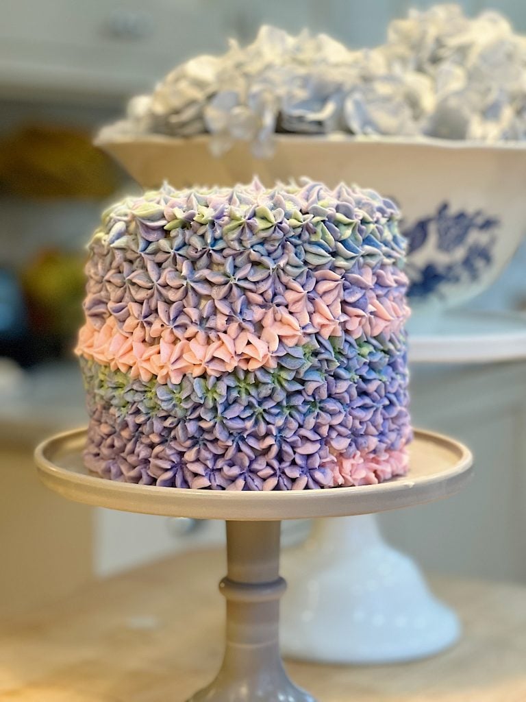 How to Make a Hydrangea Flower Cake