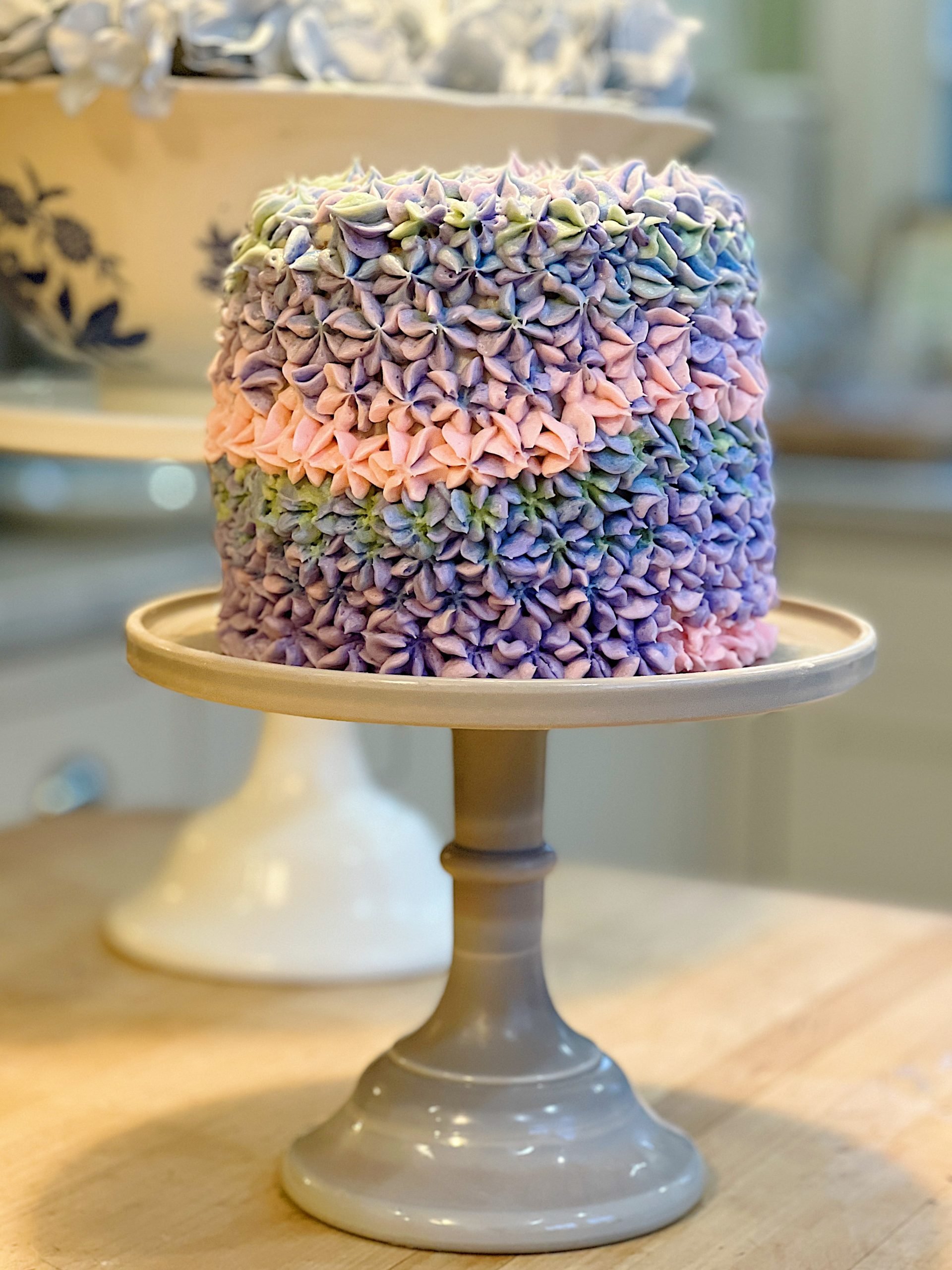 How to Make a Hydrangea Flower Cake Final