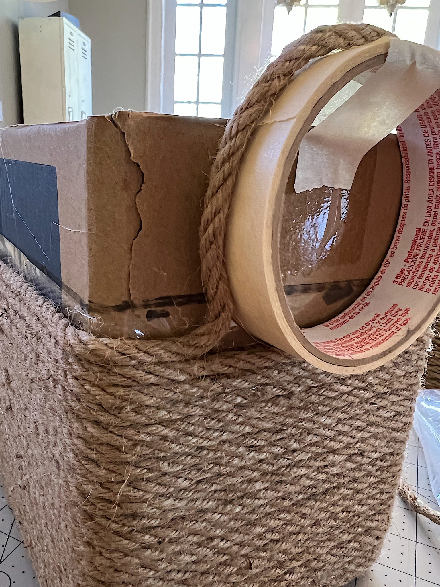 Jute Rope Basket DIY