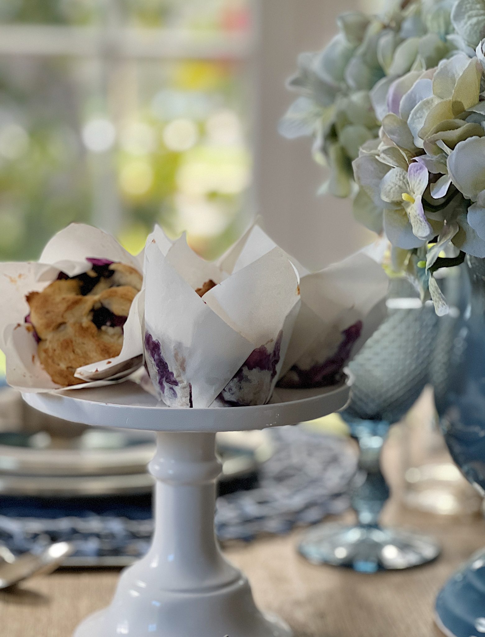 Lemon Blueberry Gluten Free Muffin