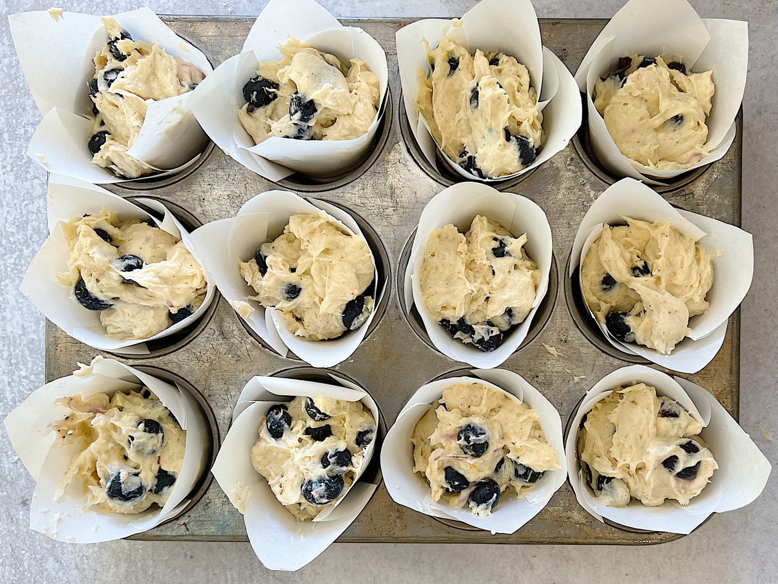 Lemon Blueberry Gluten Free Muffin