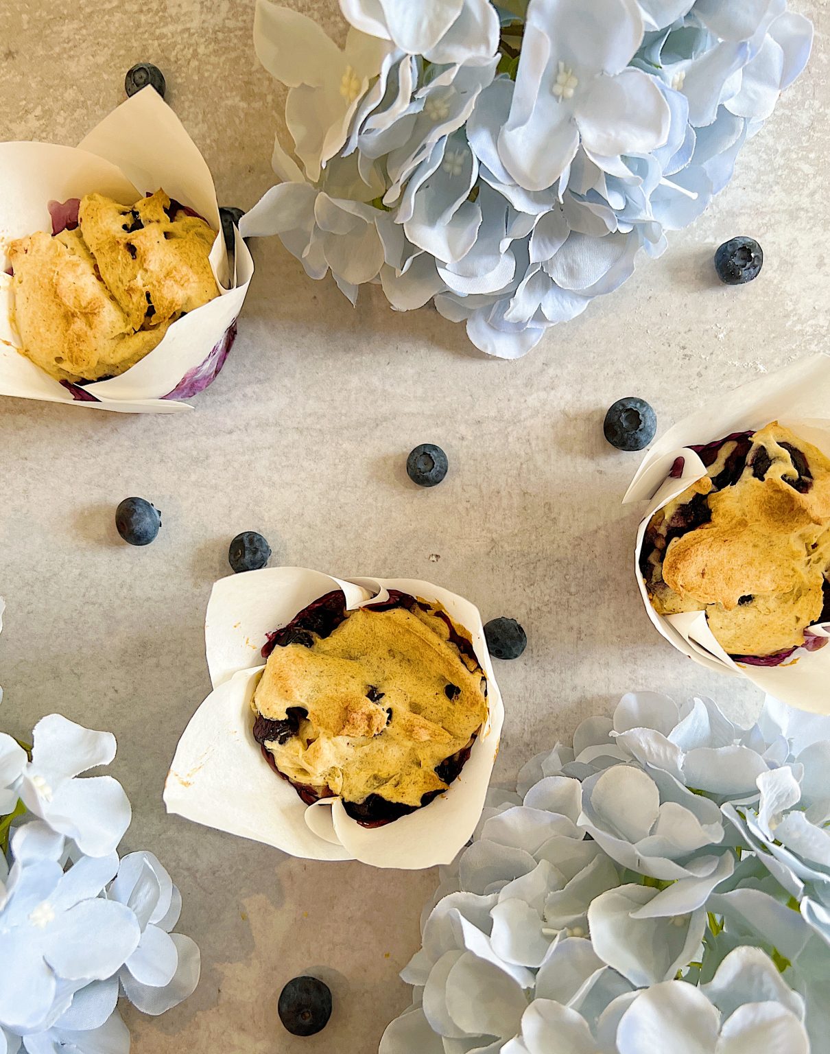 Lemon Blueberry Gluten Free Muffins