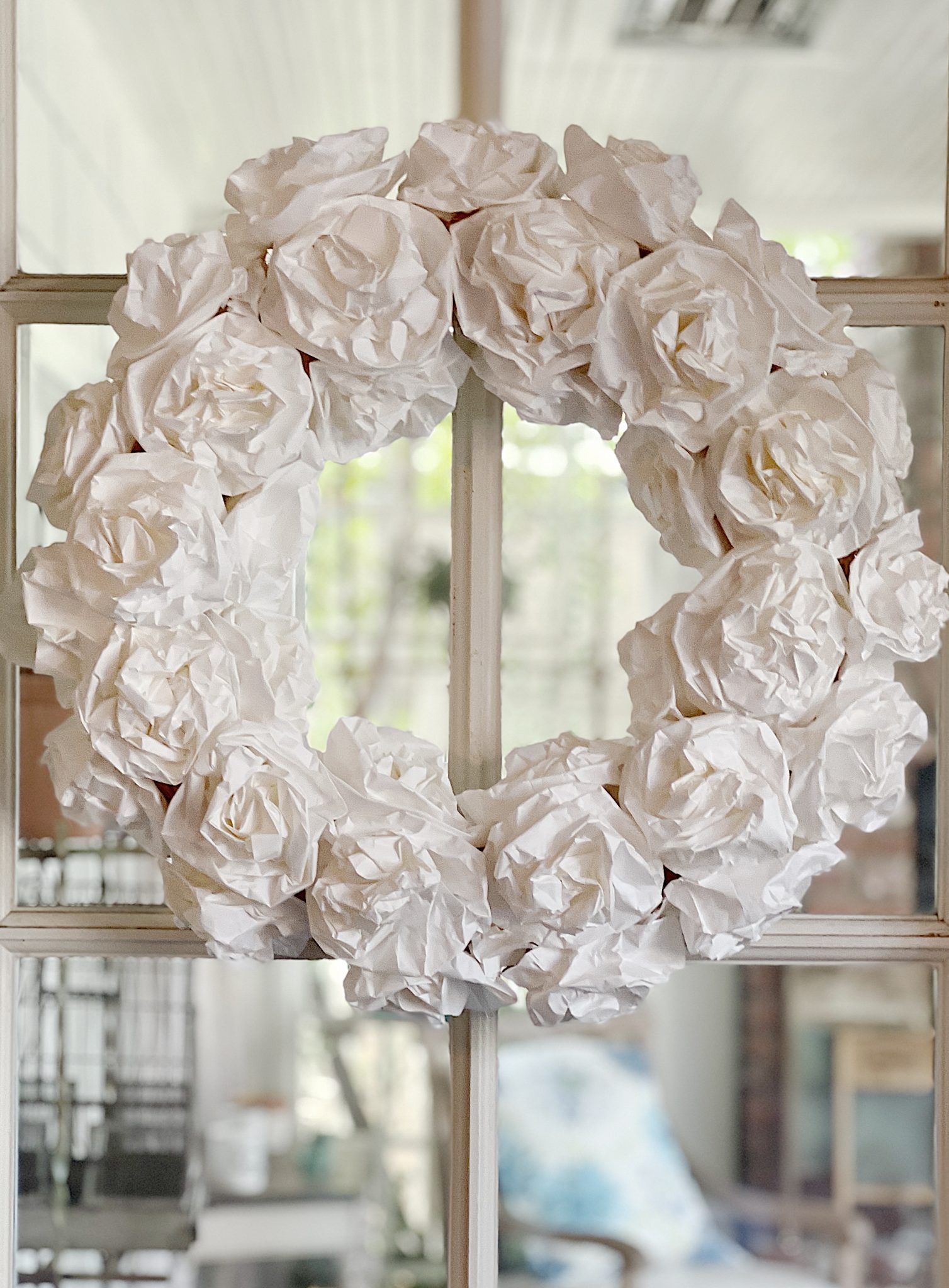 The Forty Five Minute White Wreath.