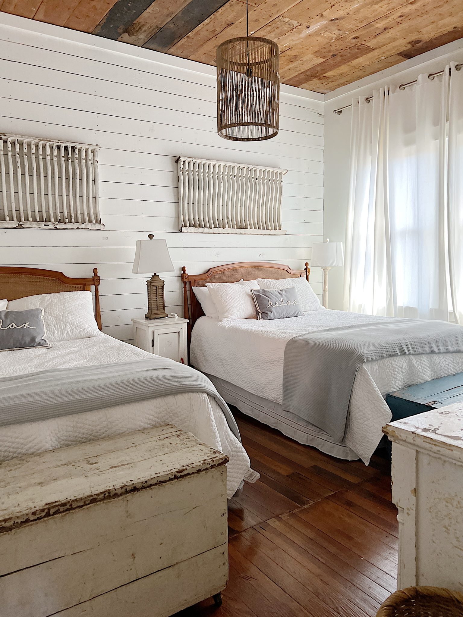 The Middle Bedroom in our Airbnb Waco Home.