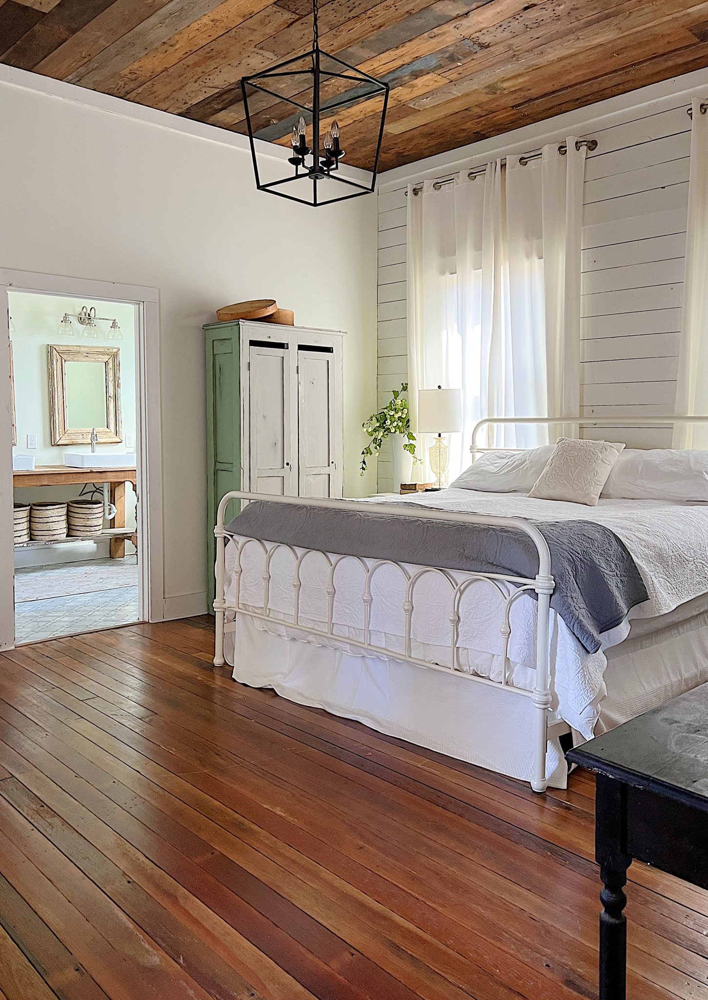 The Primary Bedroom in our Airbnb Waco Home