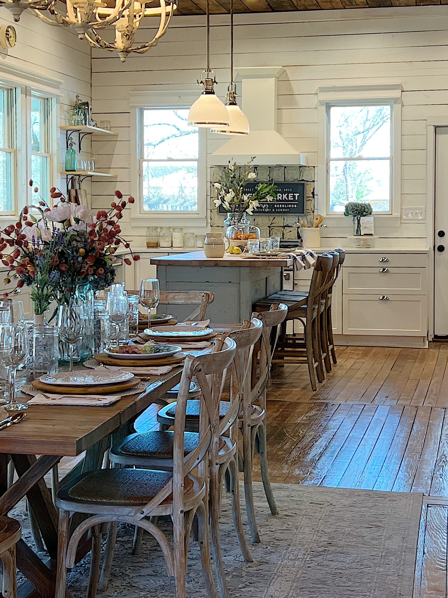 Waco Spring House Tour Dining and Kitchen Areas