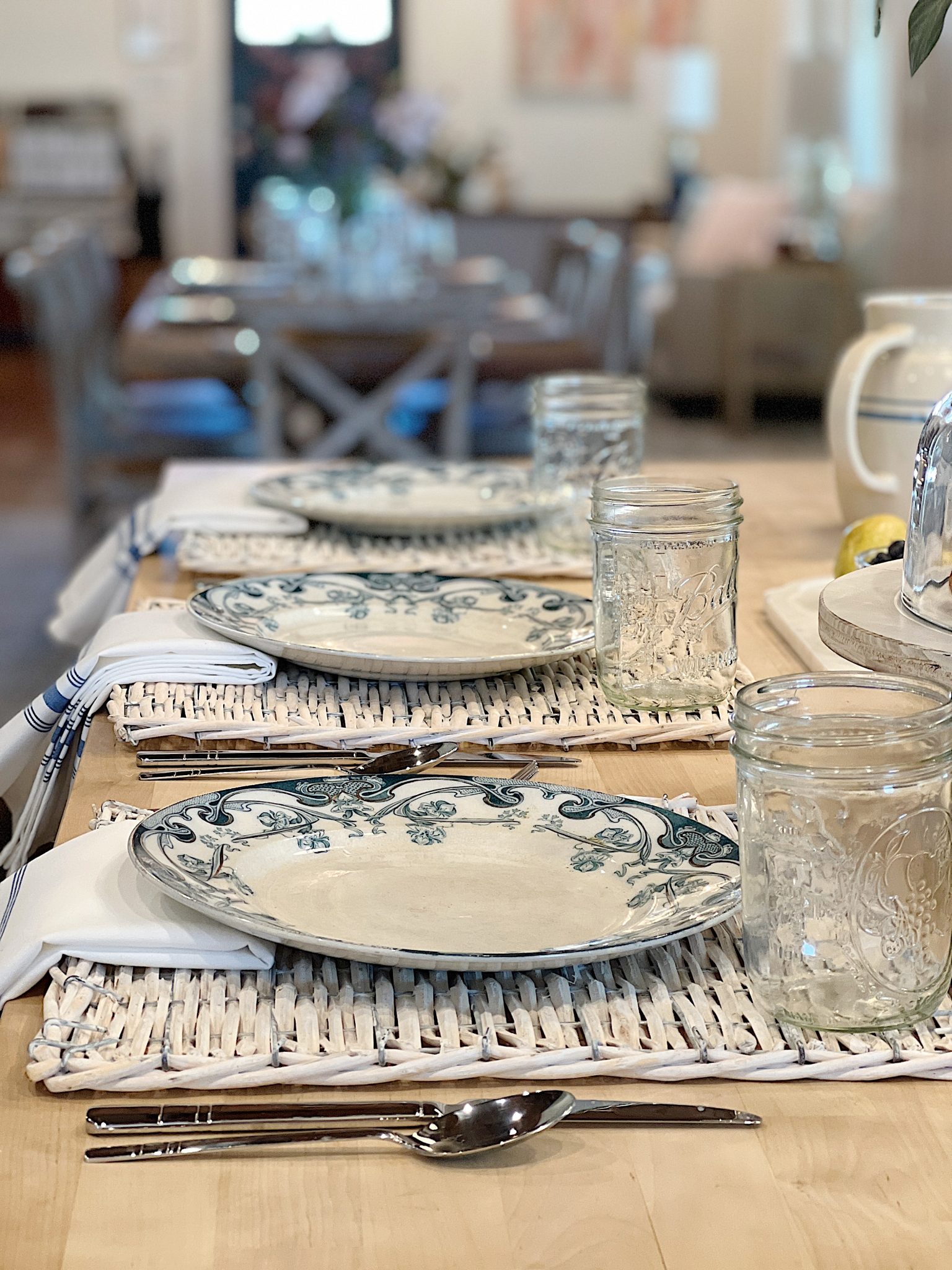 Waco Spring House Tour at the Kitchen Island