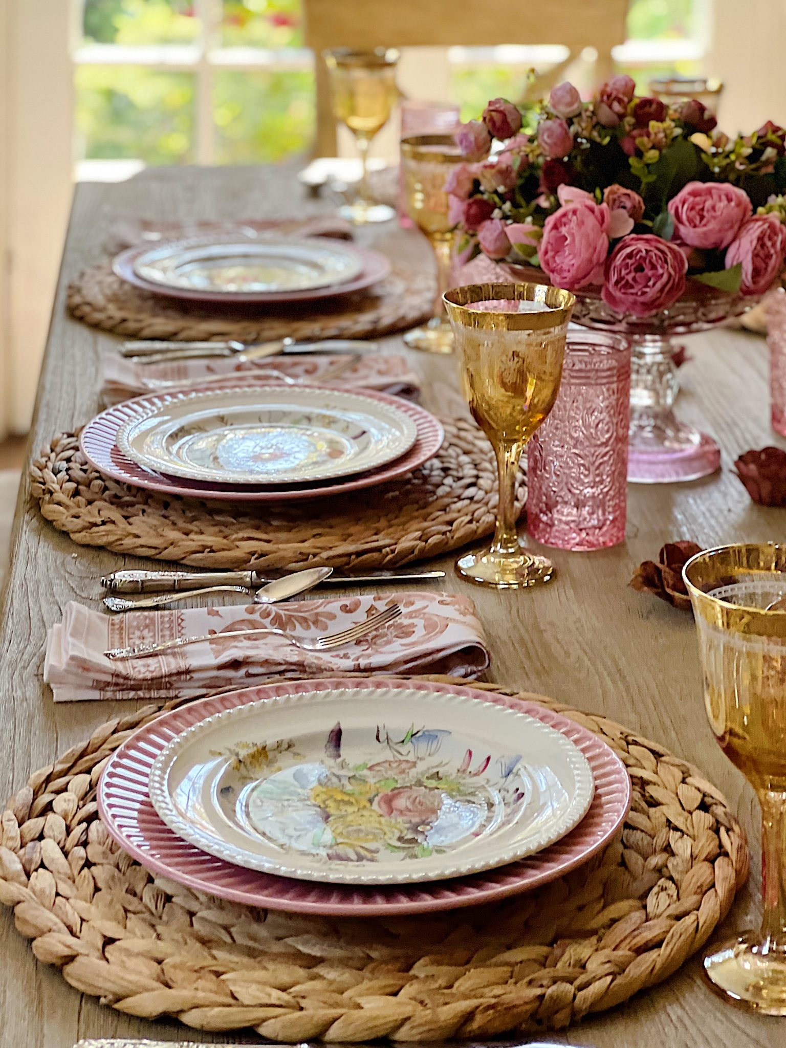 Pink and Brown Spring Colors