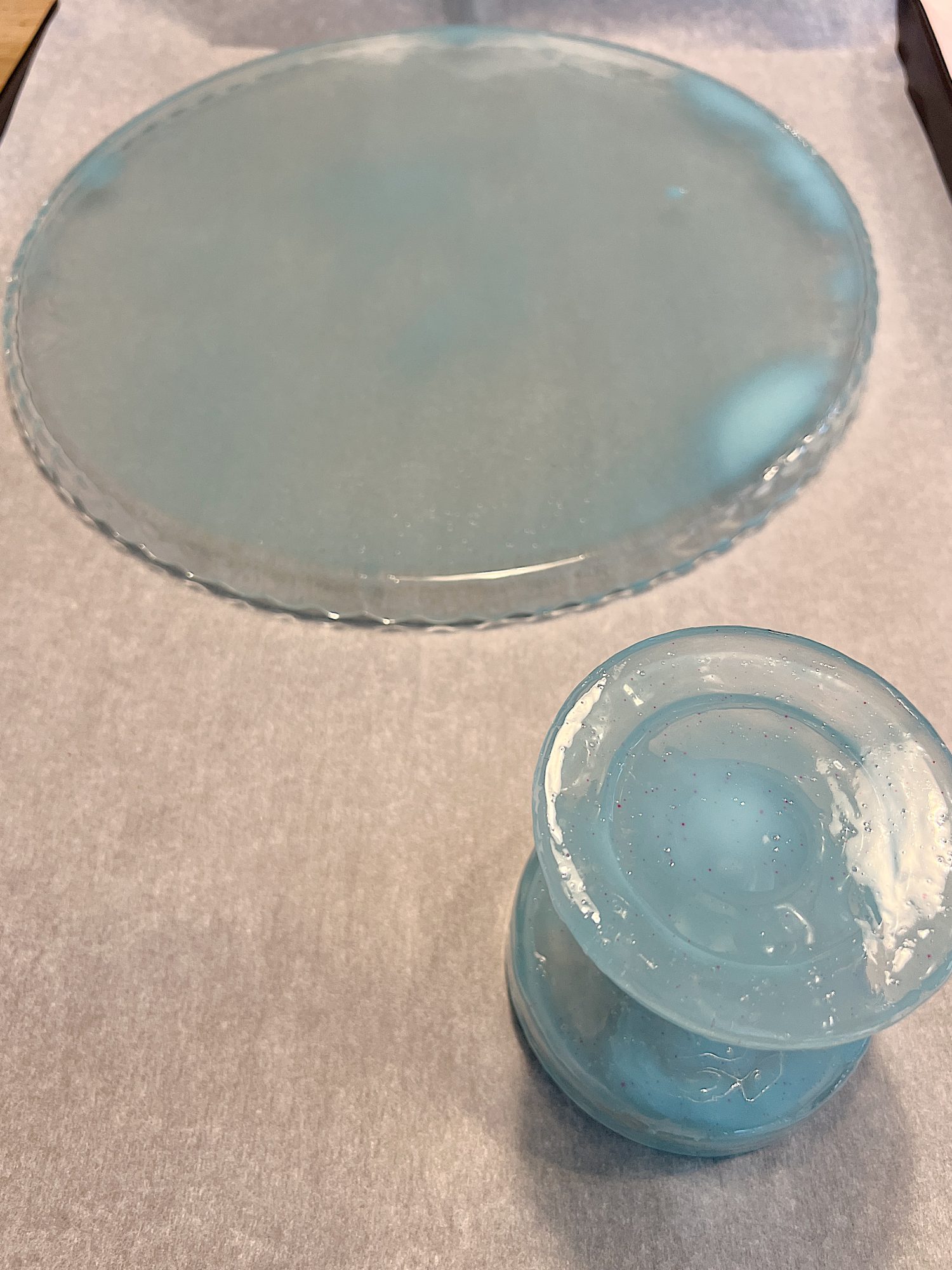 Air Dry the Cake Stand