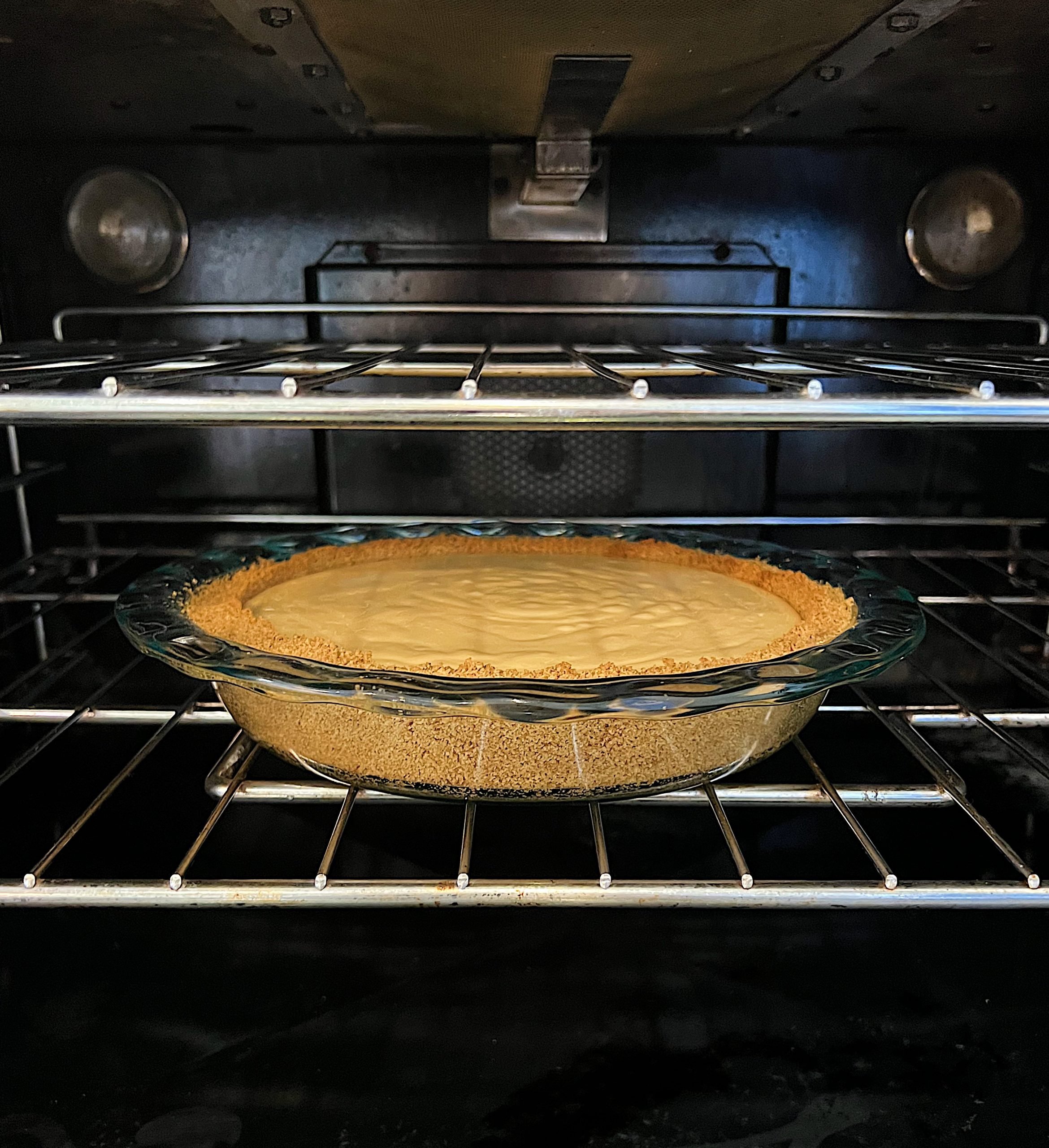 Baking the Meyer Lemon Cream Pie