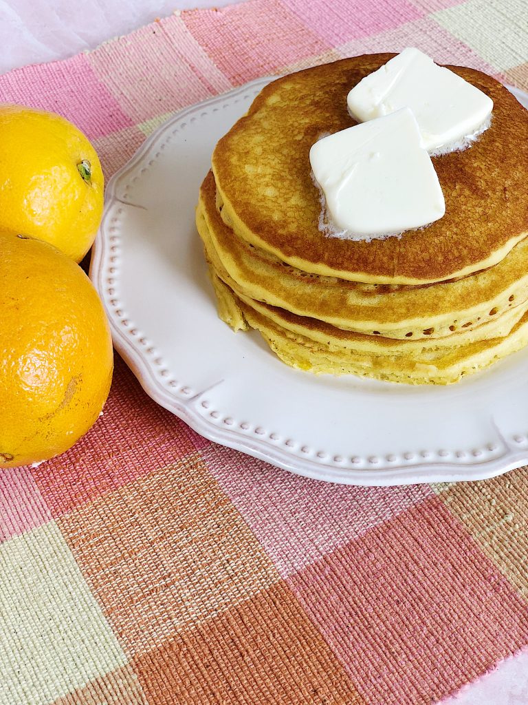 Orange Juice Dairy-Free Pancakes Inspired by Joanna Gaines