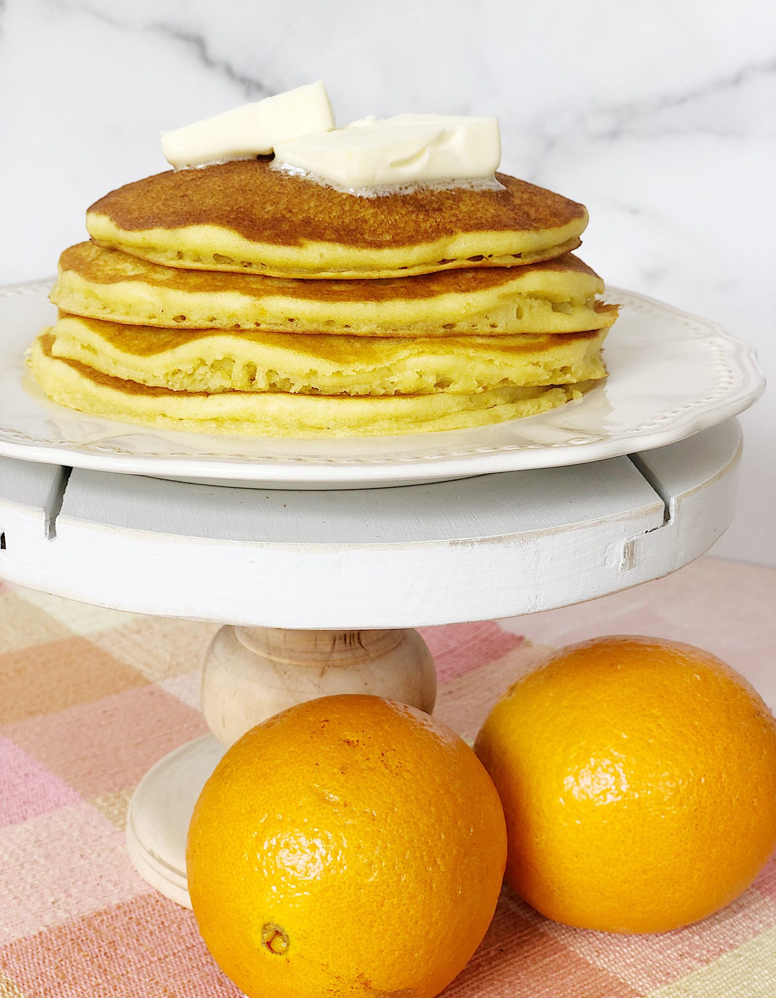 Dairy Free Orange Juice Pancakes