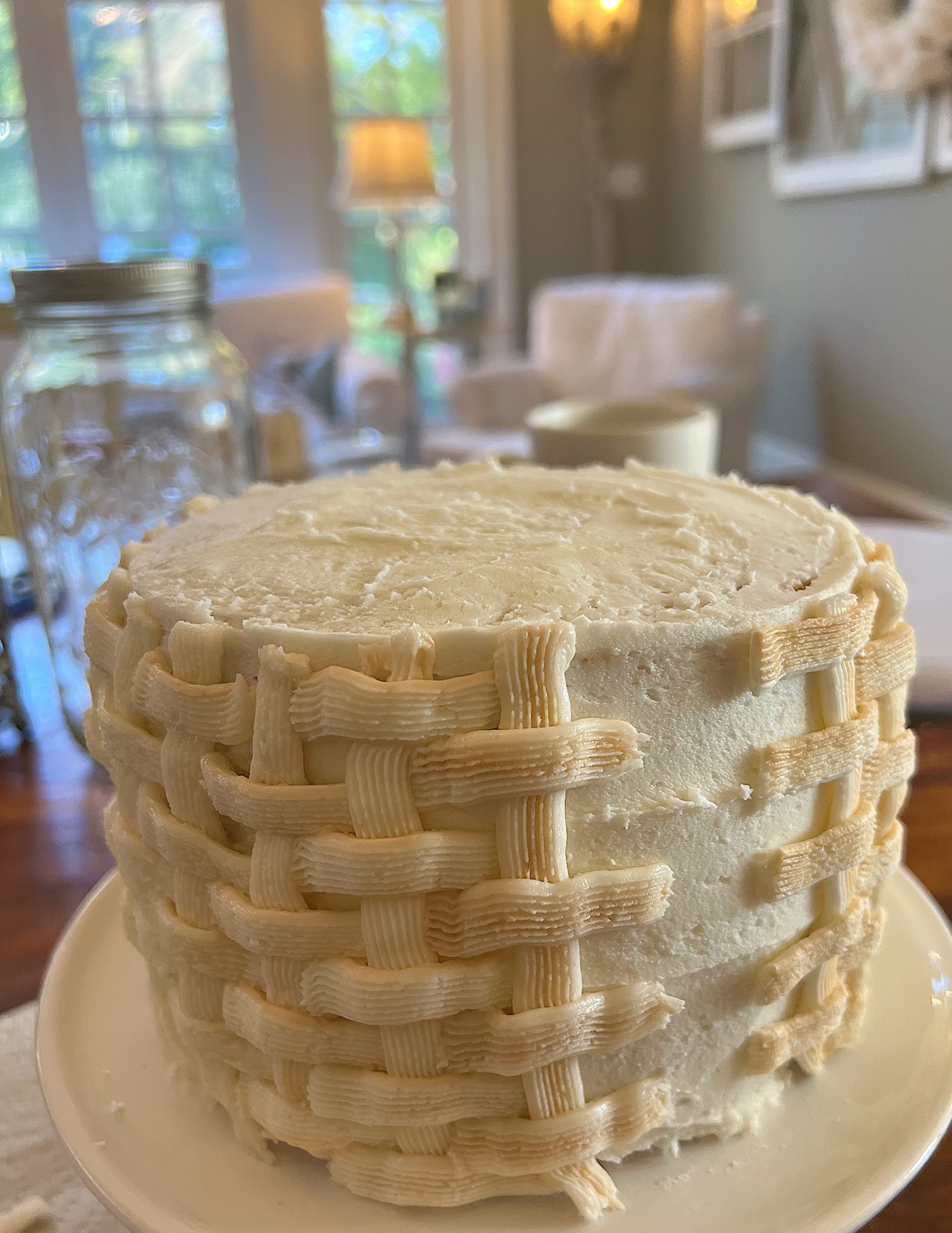 Easter Basket Flower Cake