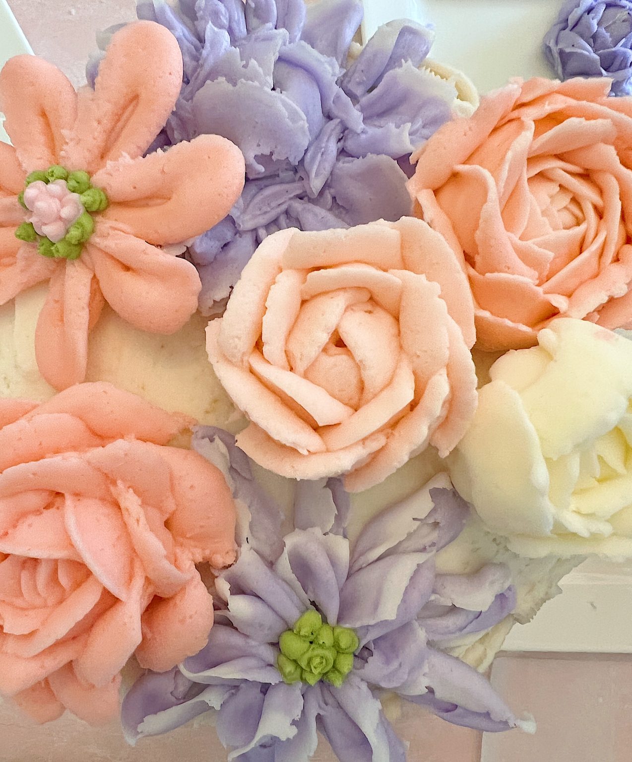 Easter Basket Flower Cake