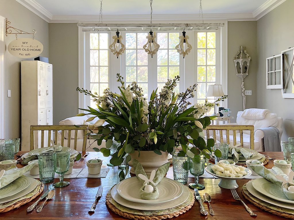 Easter Decor Table