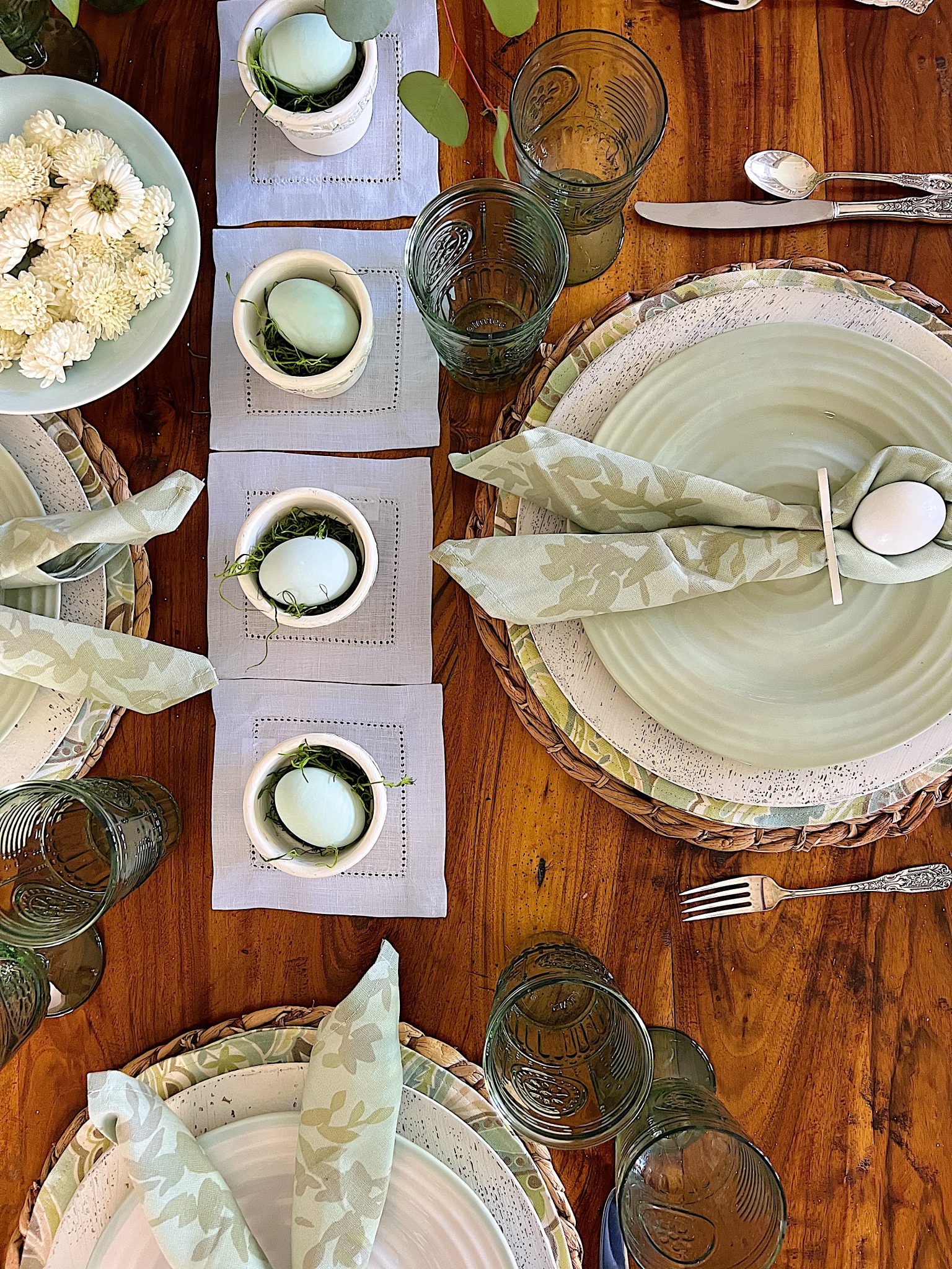 Easter Decor Table
