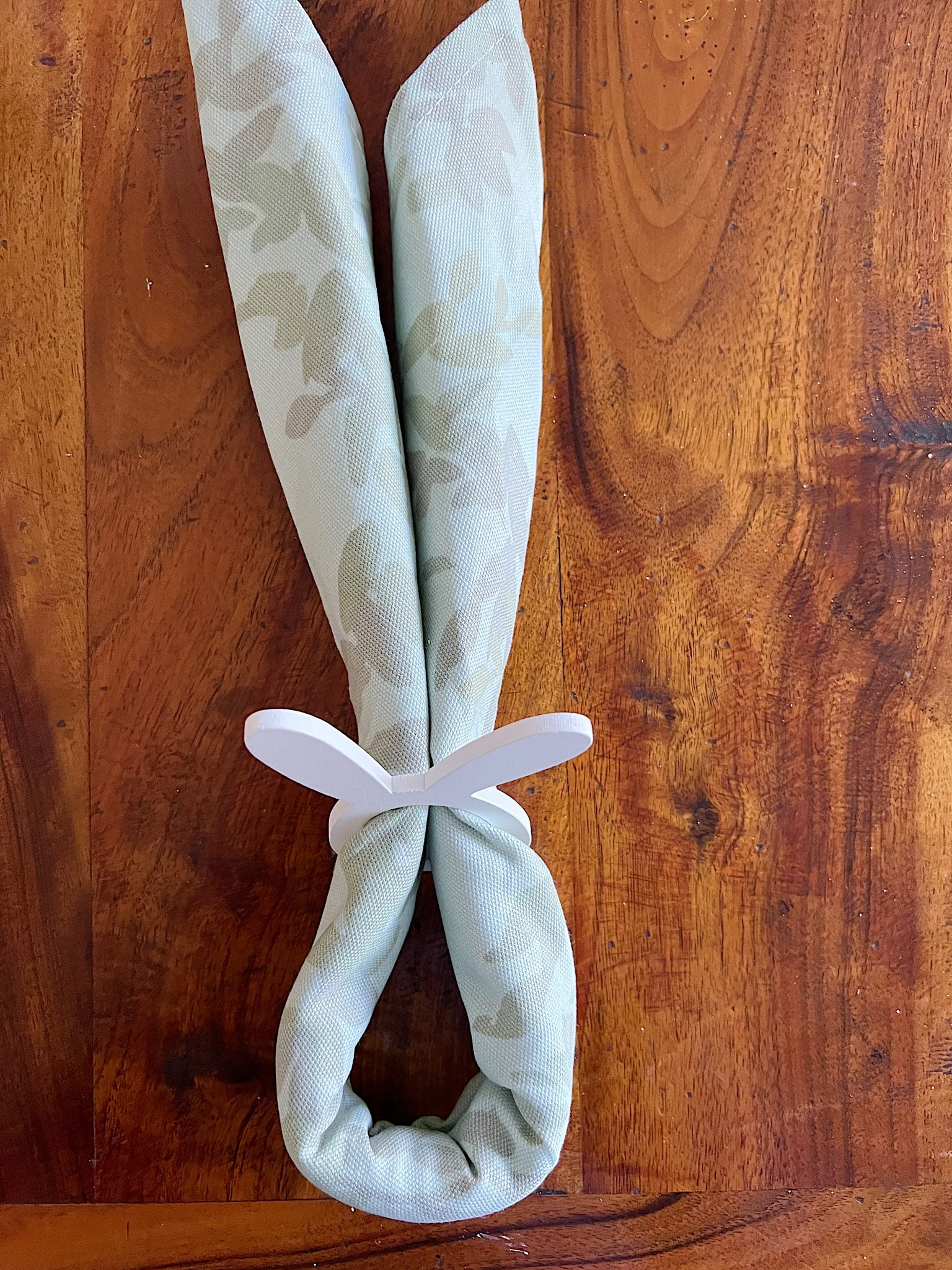 How to Fold Napkins with Rings
