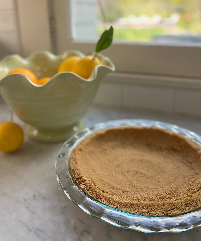 Making a Meyer Lemon Cream Pie