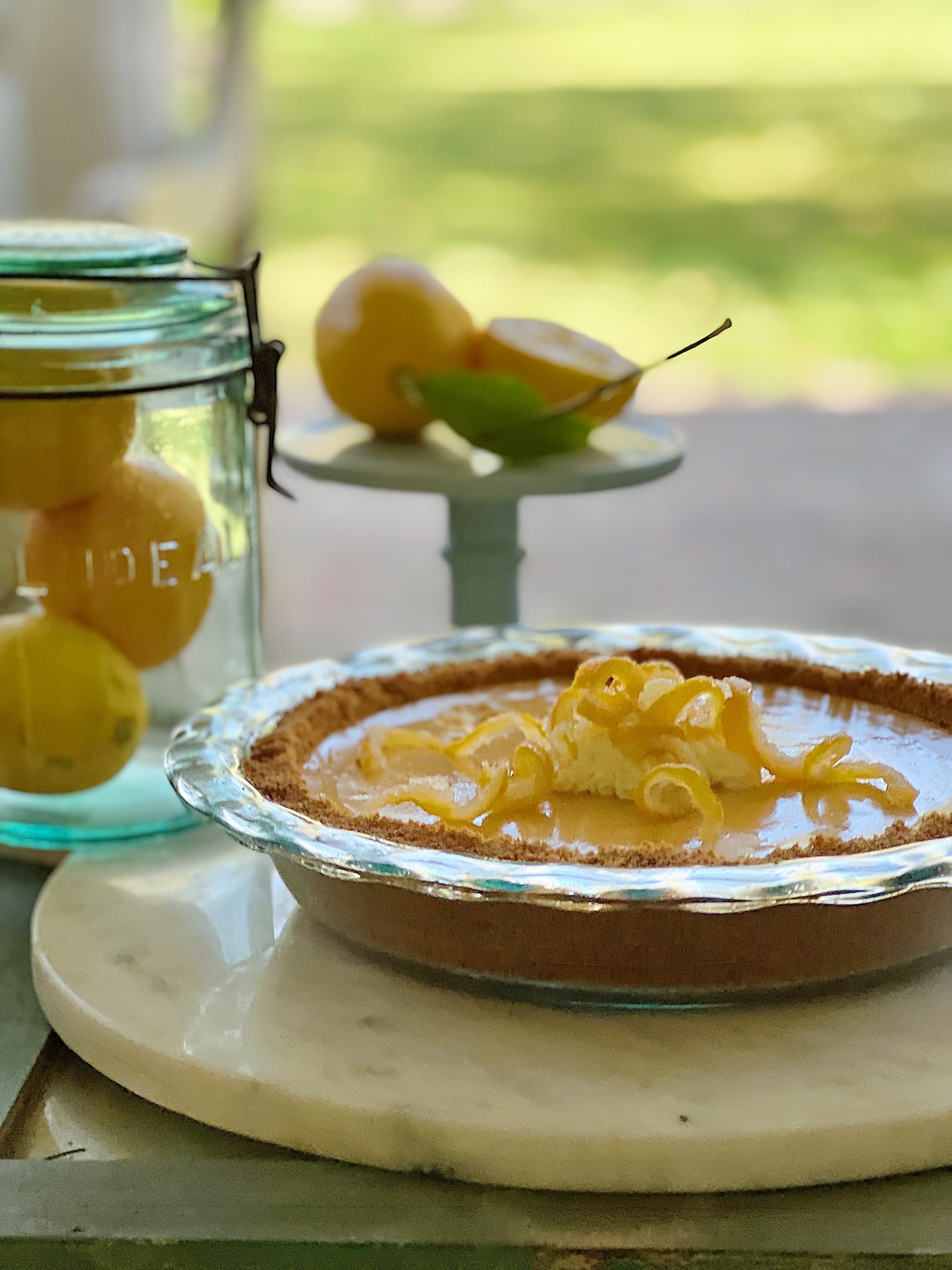 Meyer Lemon Cream Pie