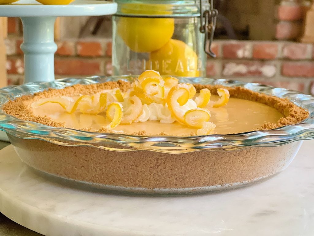 Meyer Lemon Cream Pie with a Twist