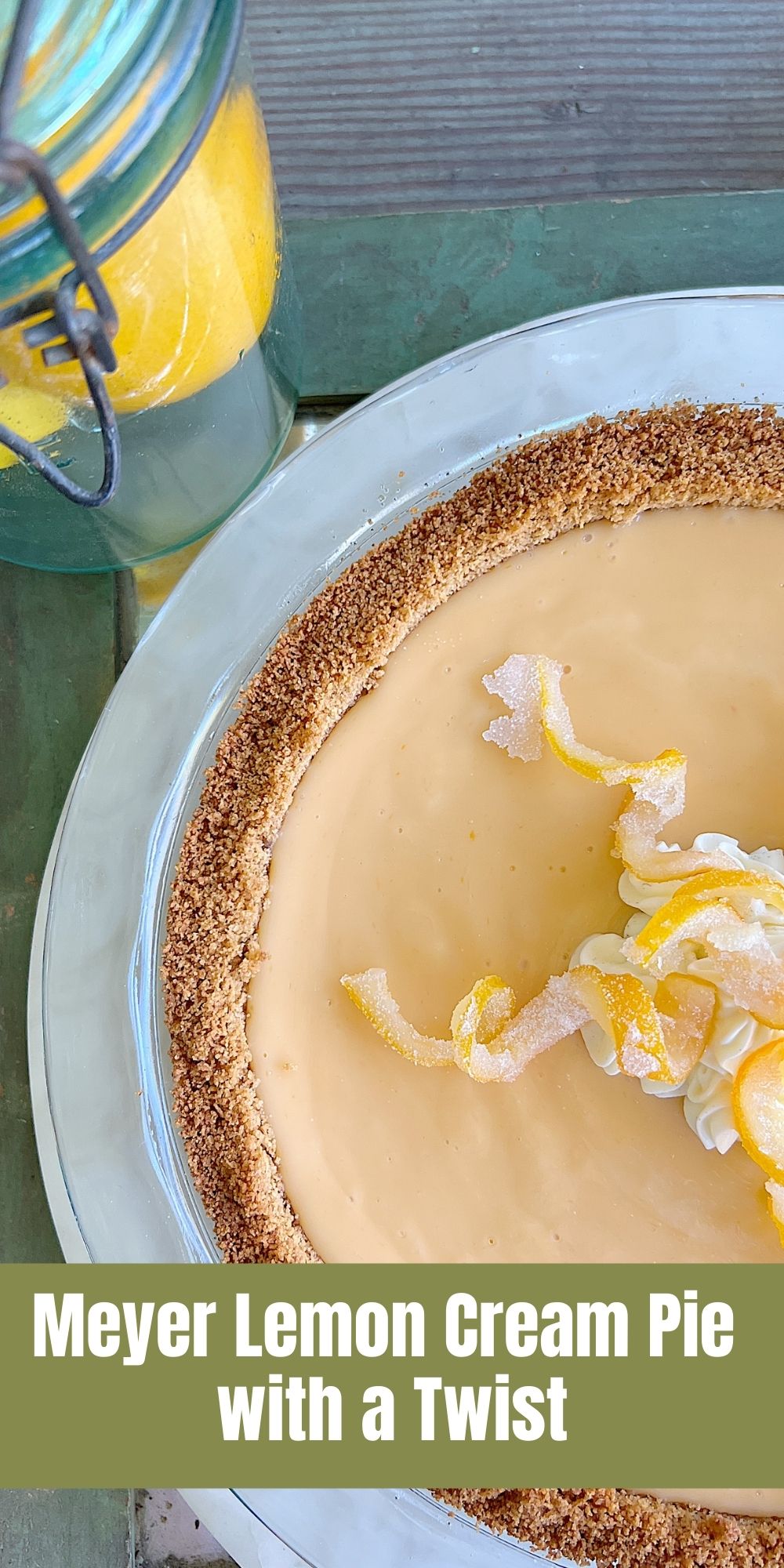 Today is Pi Day, and I made a Meyer Lemon Cream Pie to celebrate the day. This recipe is delicious and easy to make for Pi Day or any day.