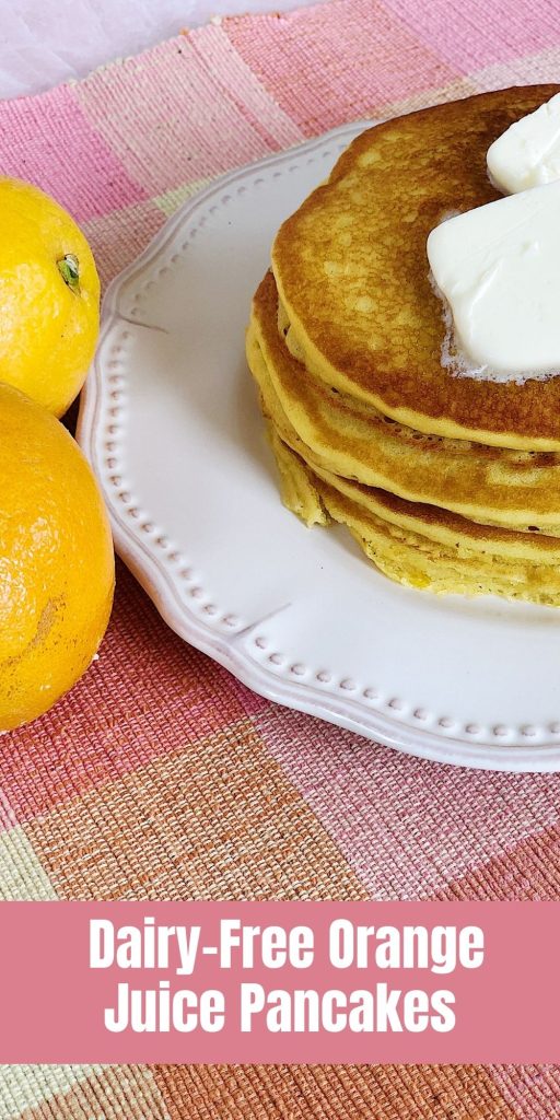 Orange Juice Dairy-Free Pancakes