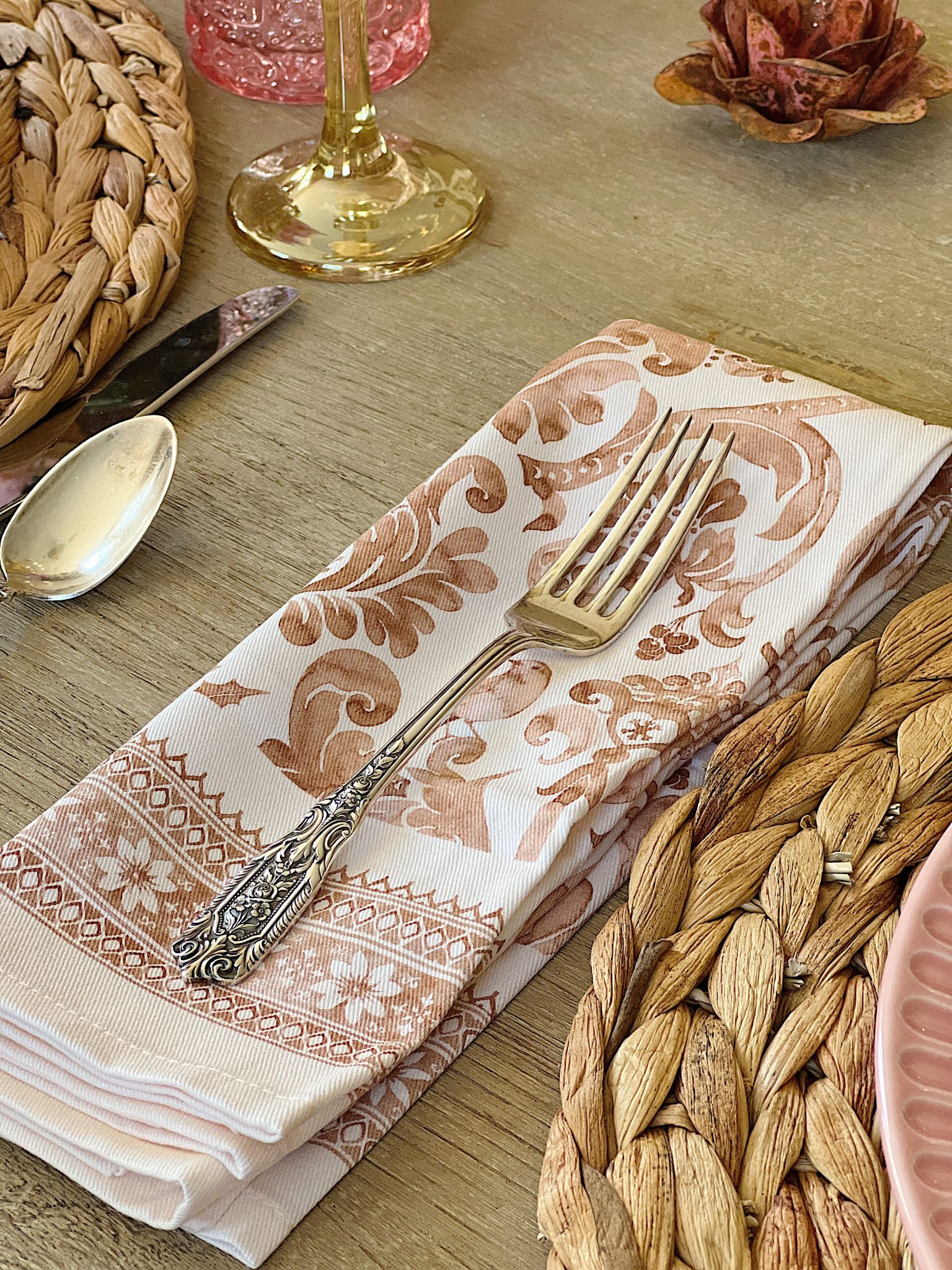 Pink & Brown Spring Colors