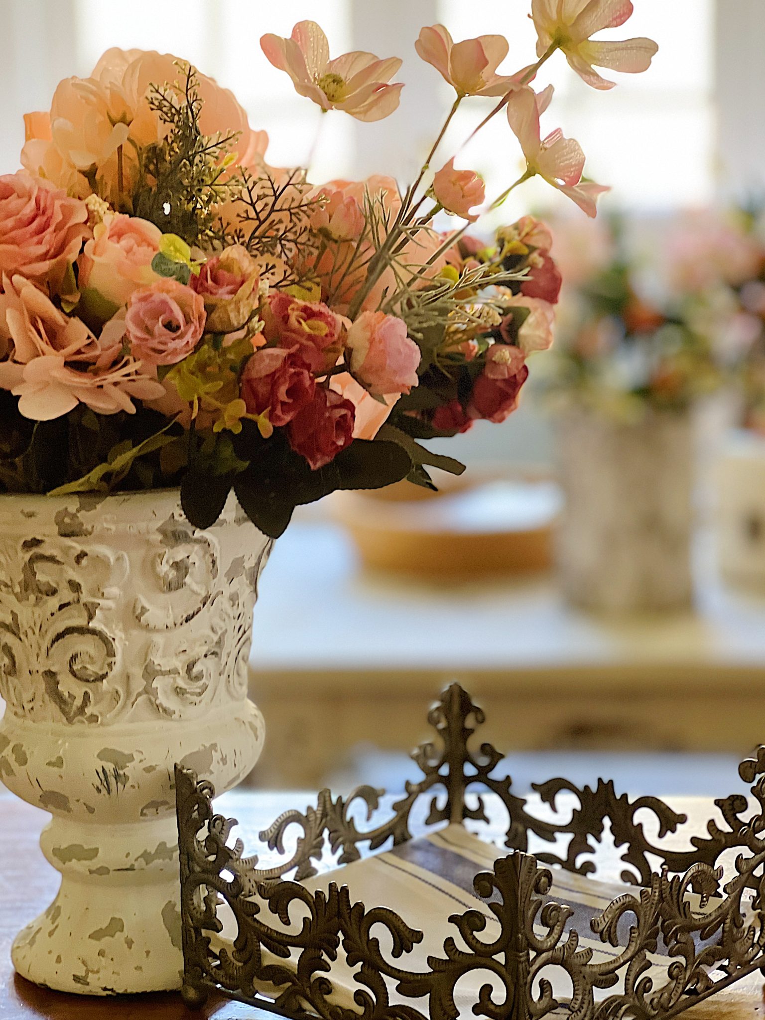 Spring Decor Faux Flowers