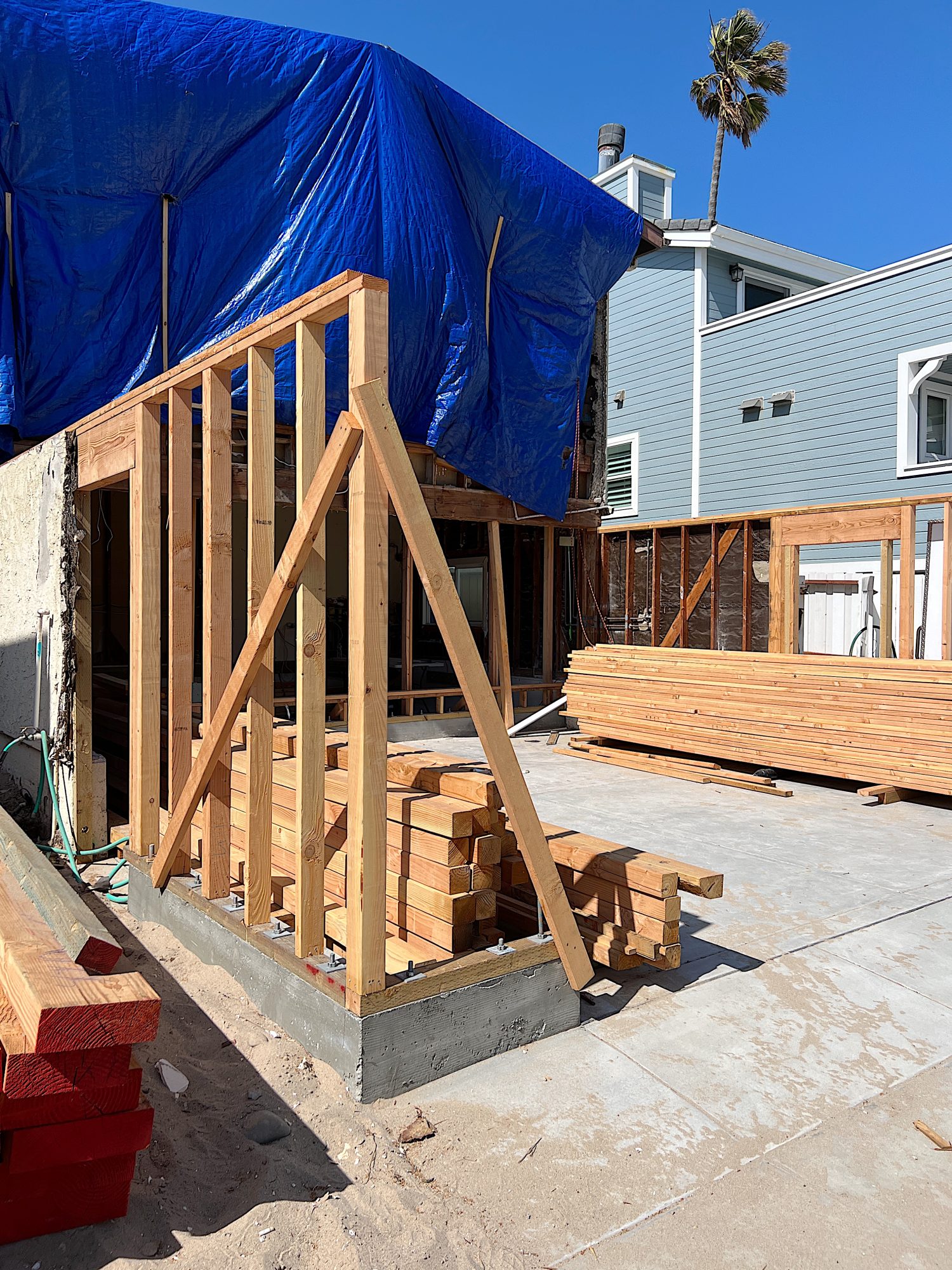 Beach House Remodel Update Garage Addition