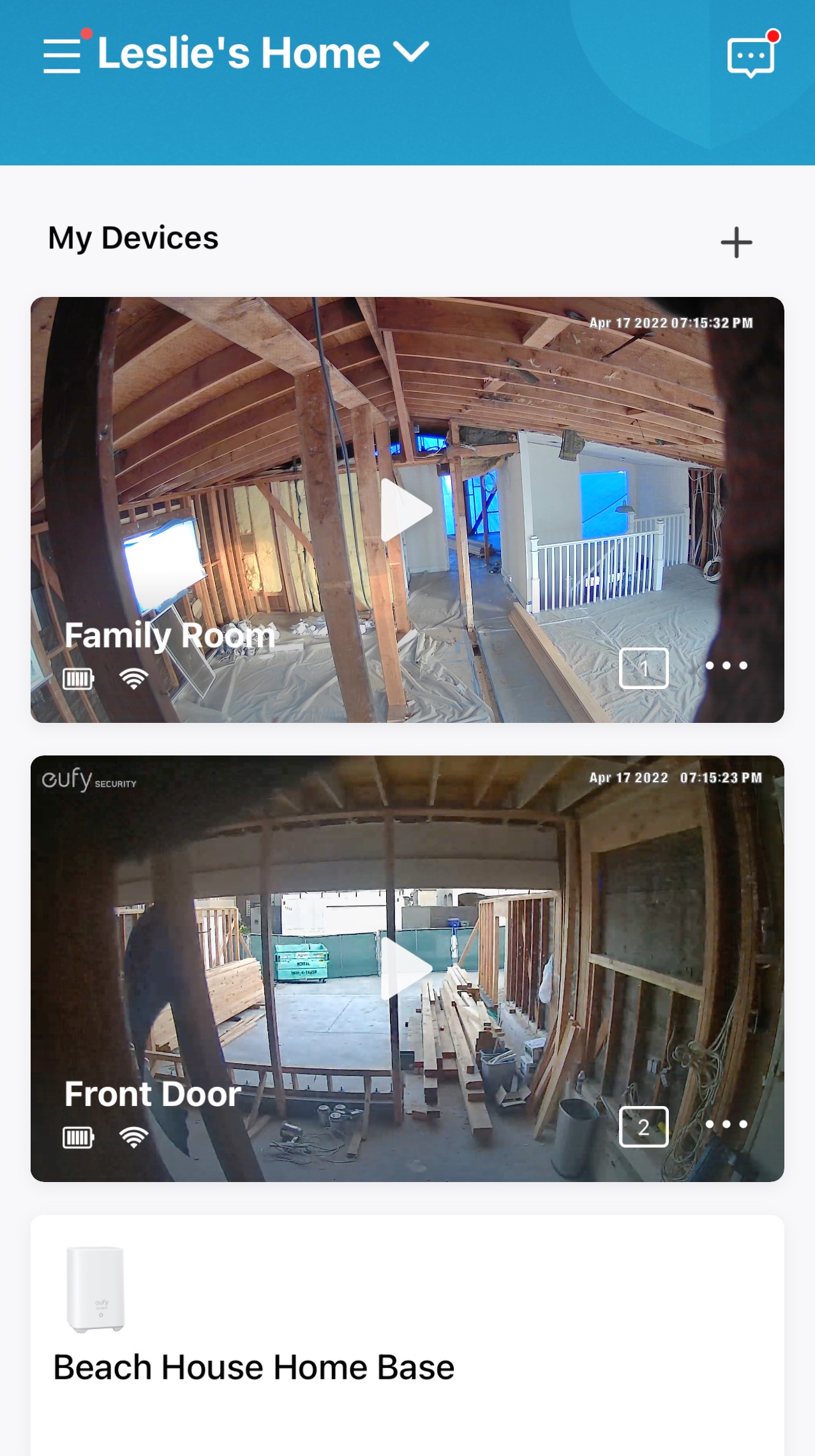 Beach House Remodel Update Security Camera
