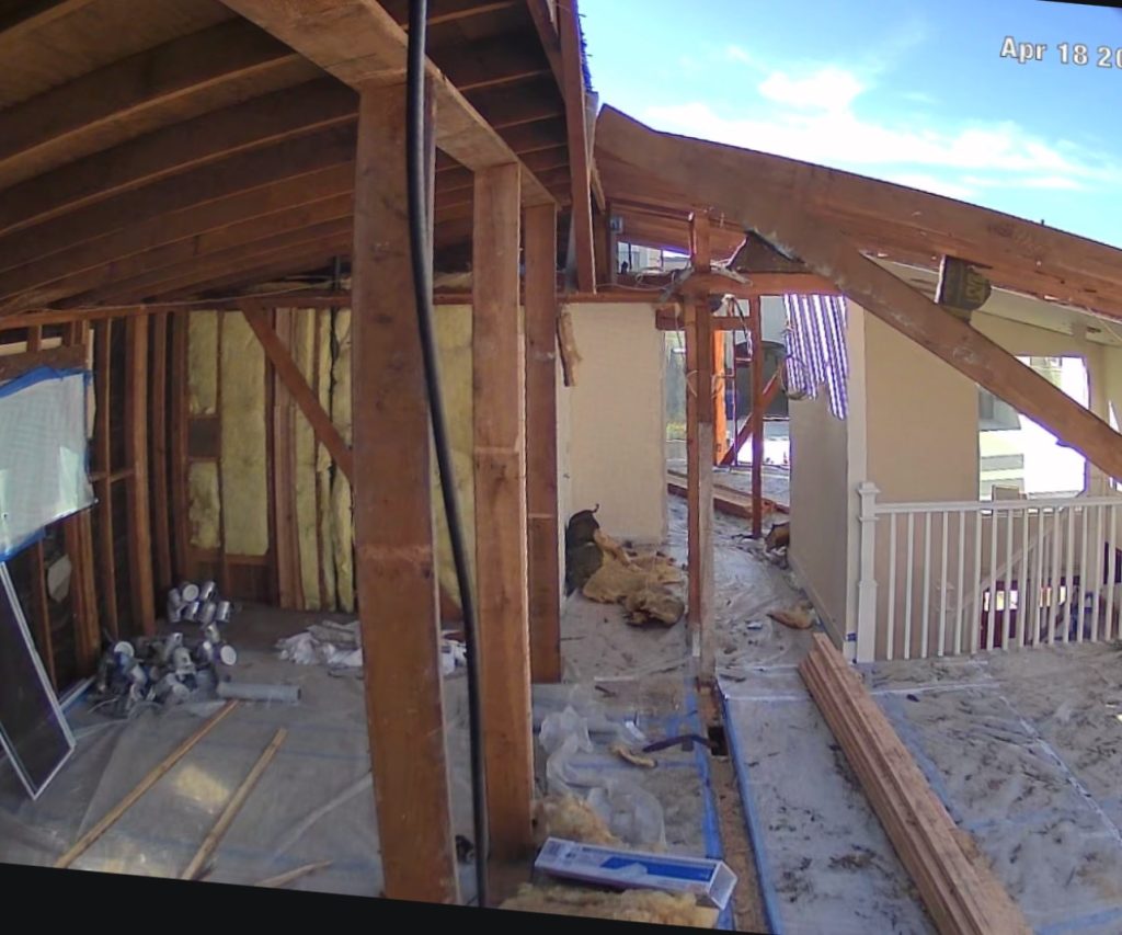 Beach House Remodel Update with No Roof