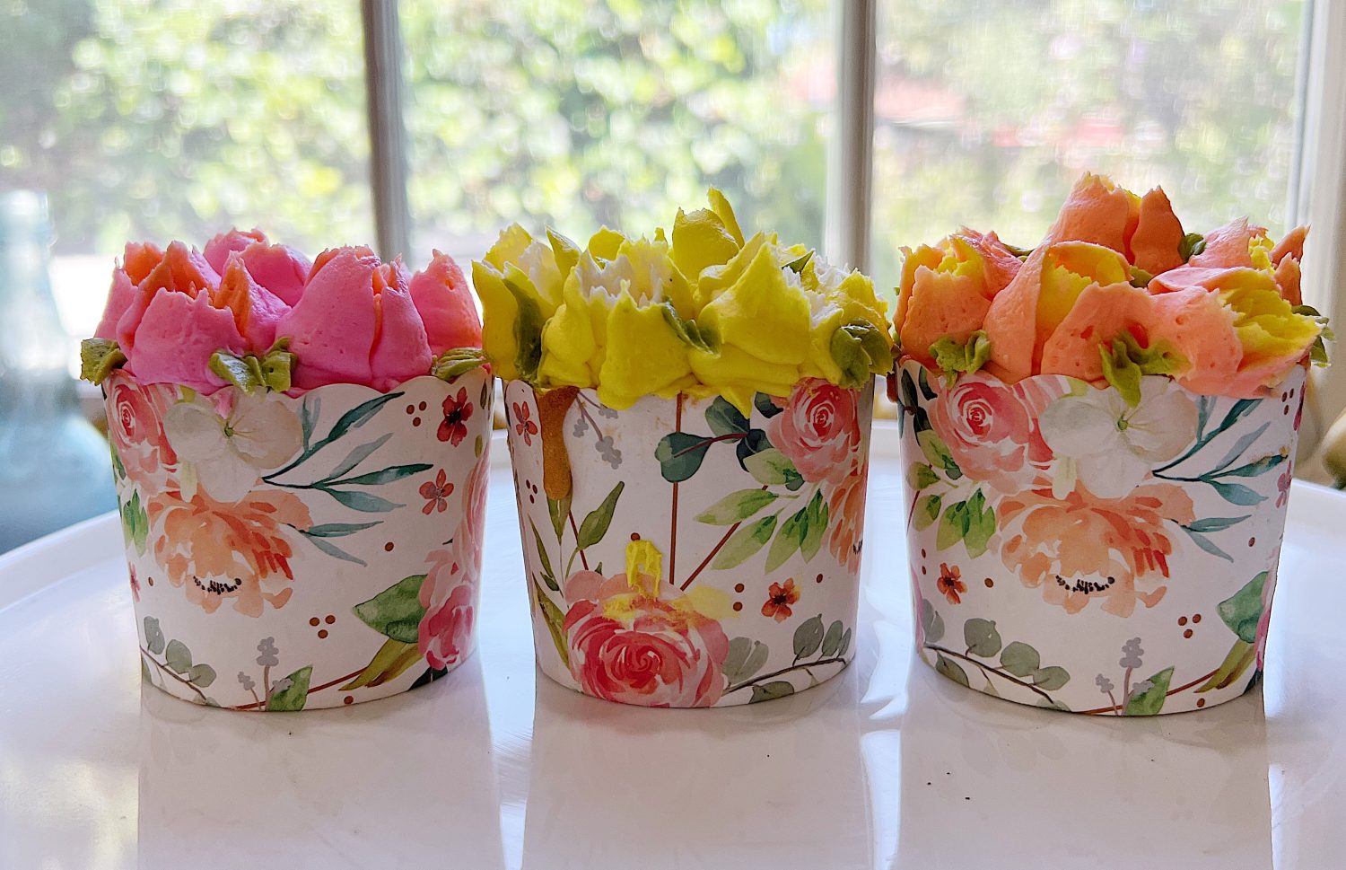 Cupcake Flowers