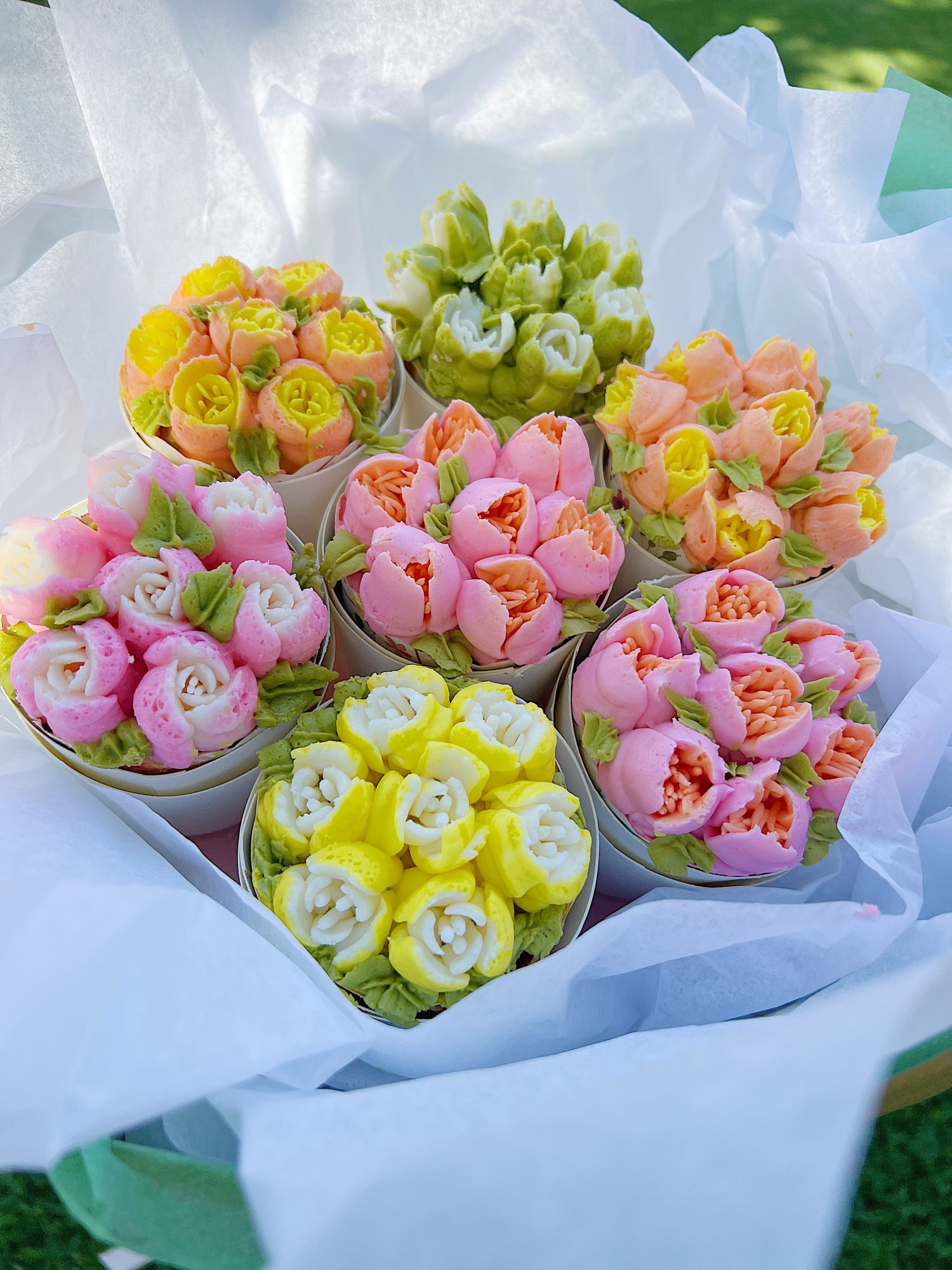 Flower Cupcake Bouquet