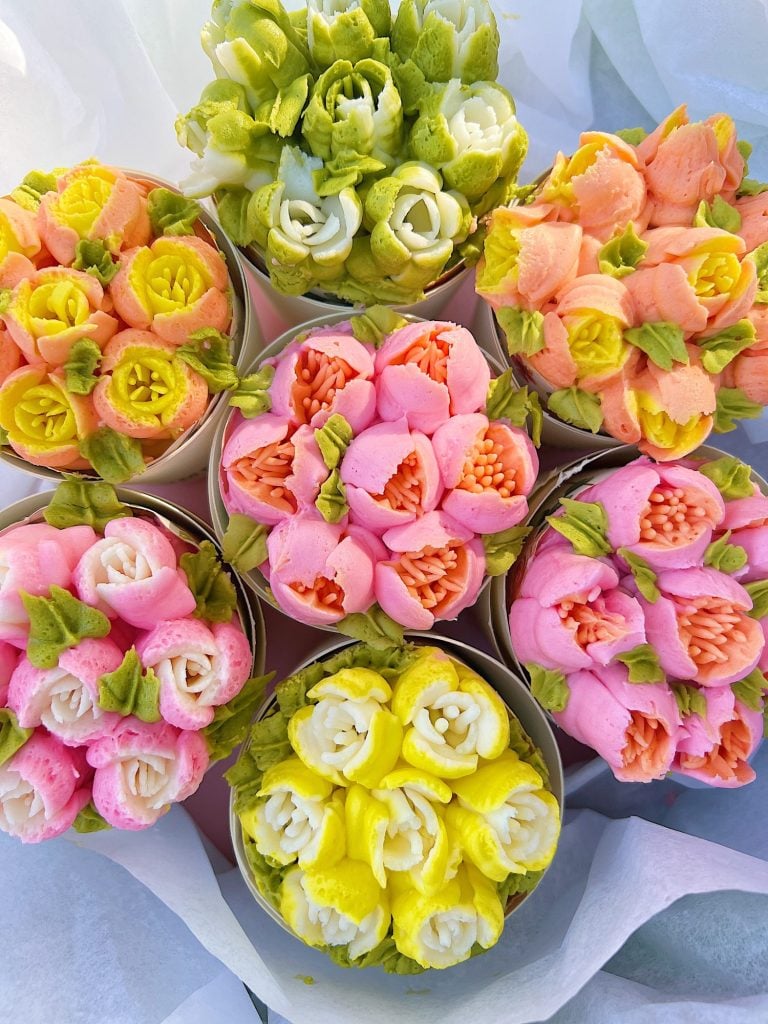 Flower Cupcake Bouquet 2