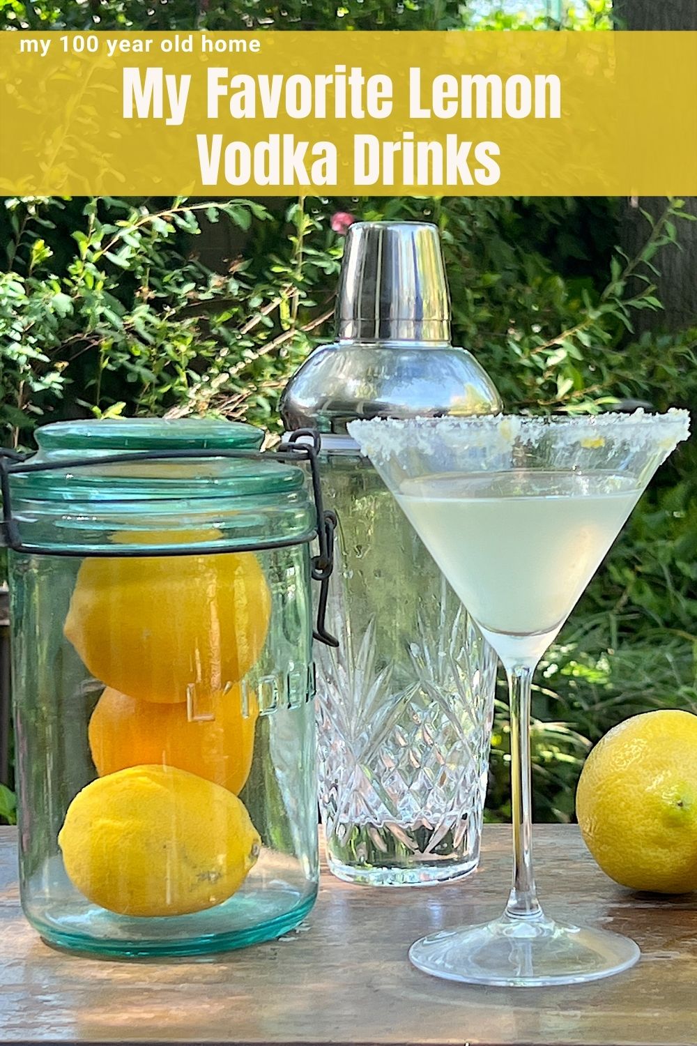 I love everything about lemons and I have put together some of my favorite lemon vodka drinks. These are popular in our home all year long.