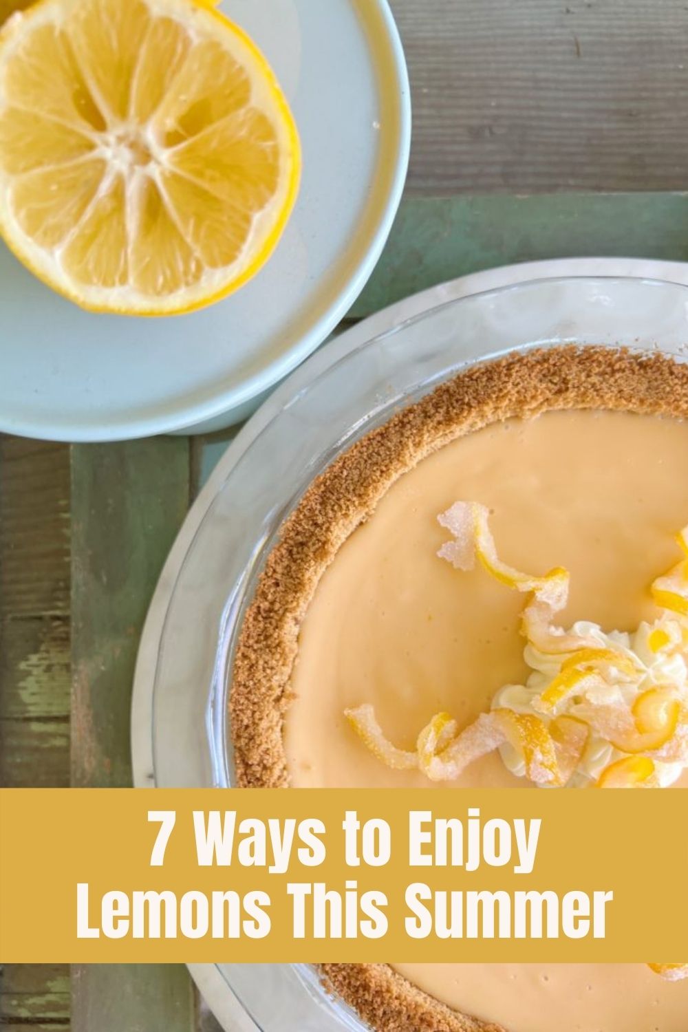 I love lemons, lemon decor, and Meyer lemon recipes. So today I am sharing seven ways to enjoy lemons this summer.