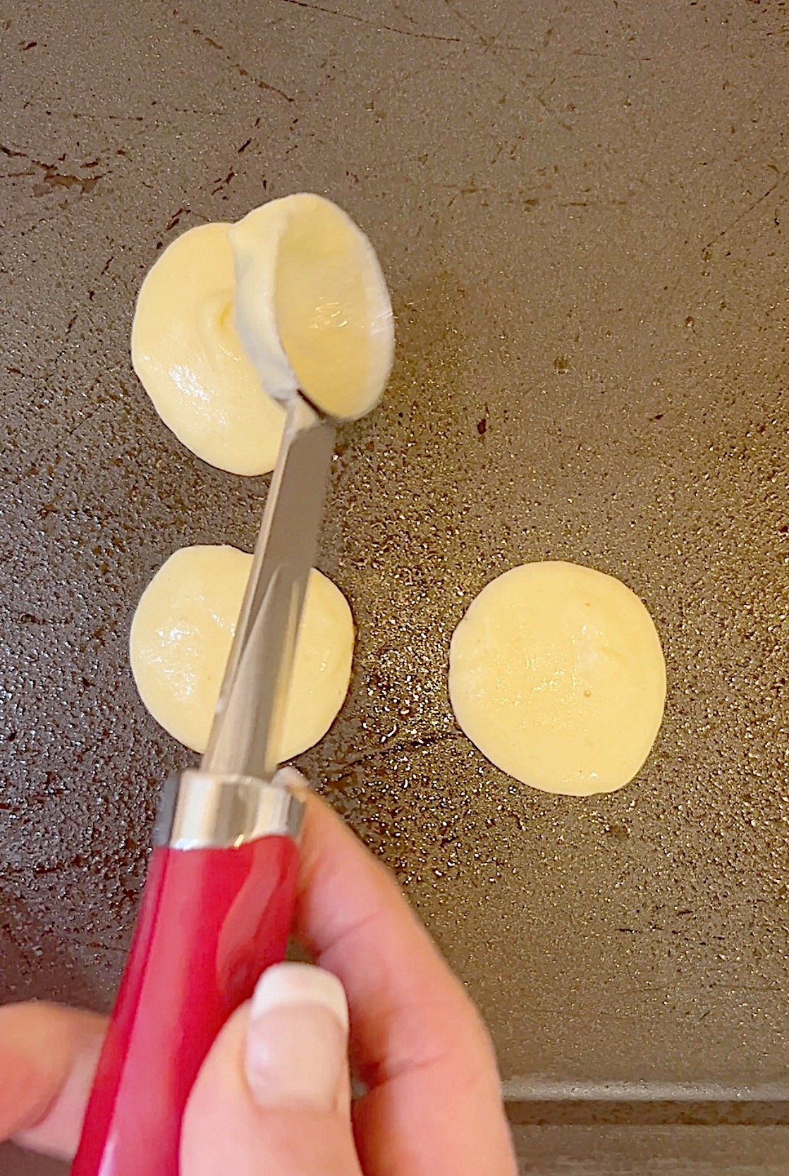 Bite-Sized Pancakes on a Skewer.