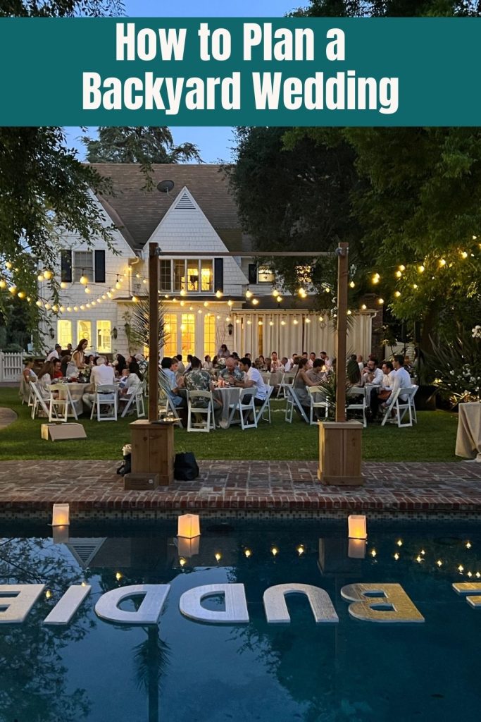 How to Plan a Wedding Backyard Party