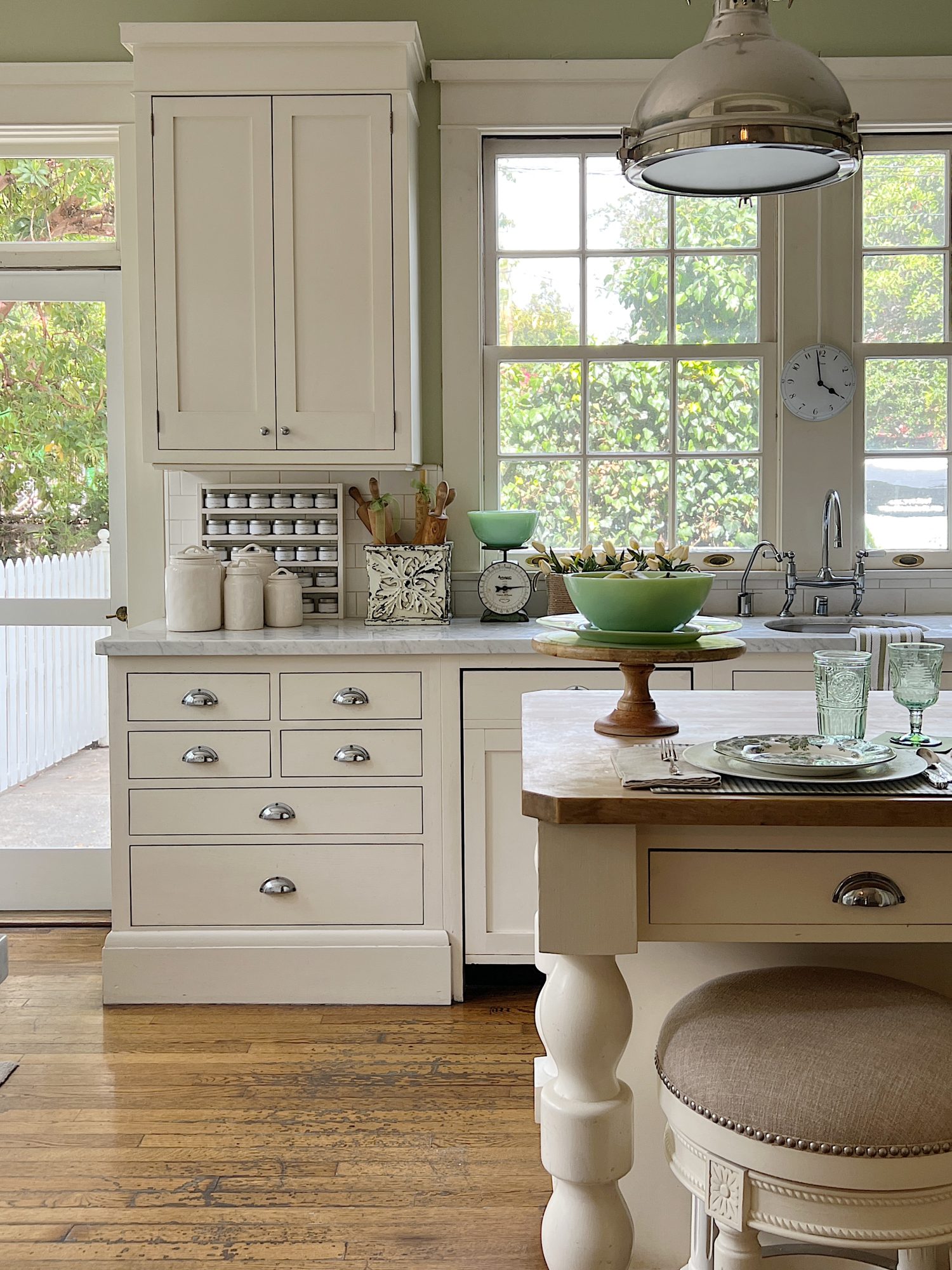 Sage Green Summer Kitchen Refresh