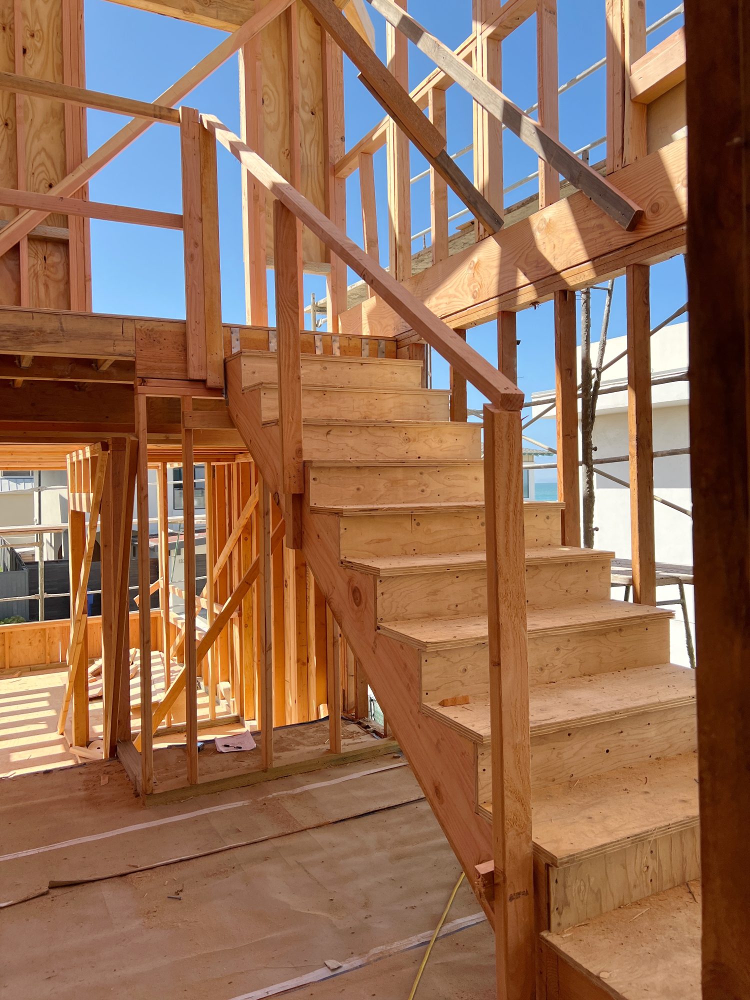 Summer Beach House Stairs to 3rd Floor Deck Update