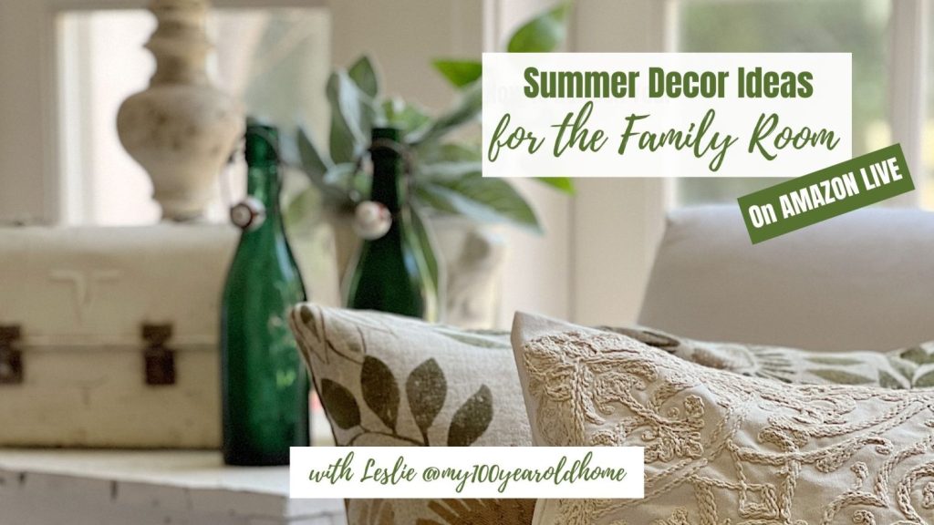 Summer Decor Ideas for the Family Room