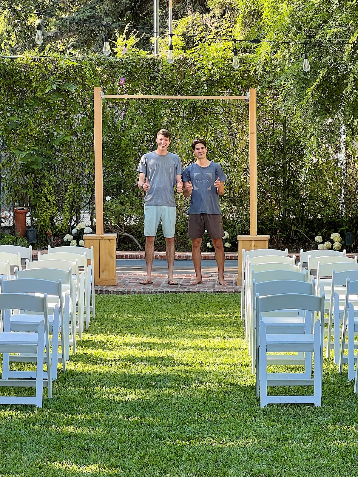 Two Weddings in a Week.
