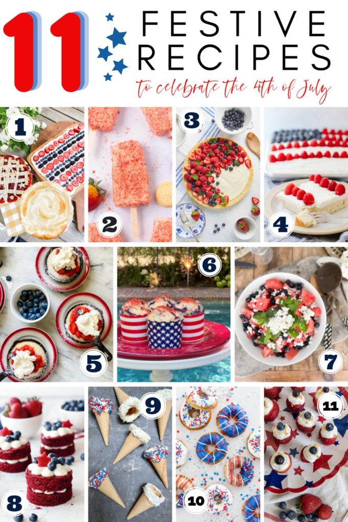 11 Festive 4th of july recpes