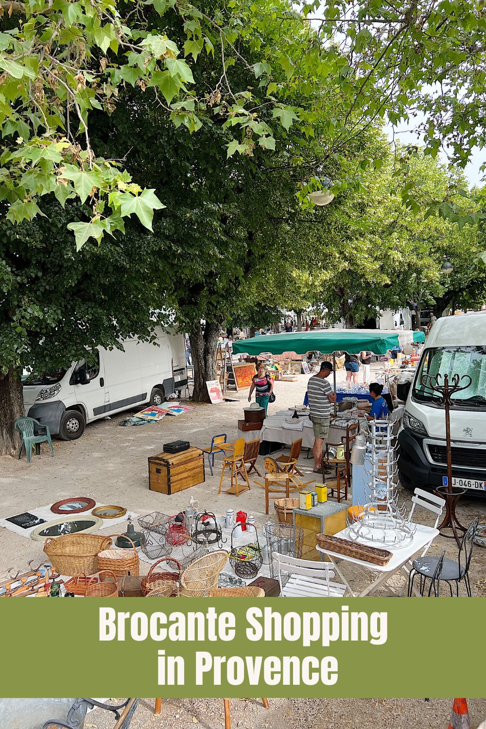 Today was a busy day in Provence! We started in Salut and shopped our first brocante. So many fun vintage items were found!