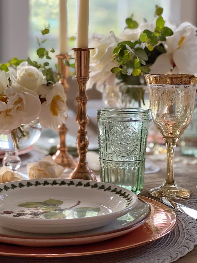 Dining Table Decor Ideas for Summer - MY 100 YEAR OLD HOME