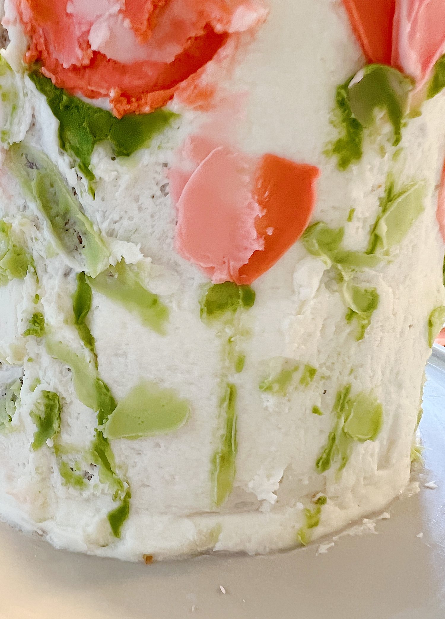 Make a Palette Knife Frosting Cake.