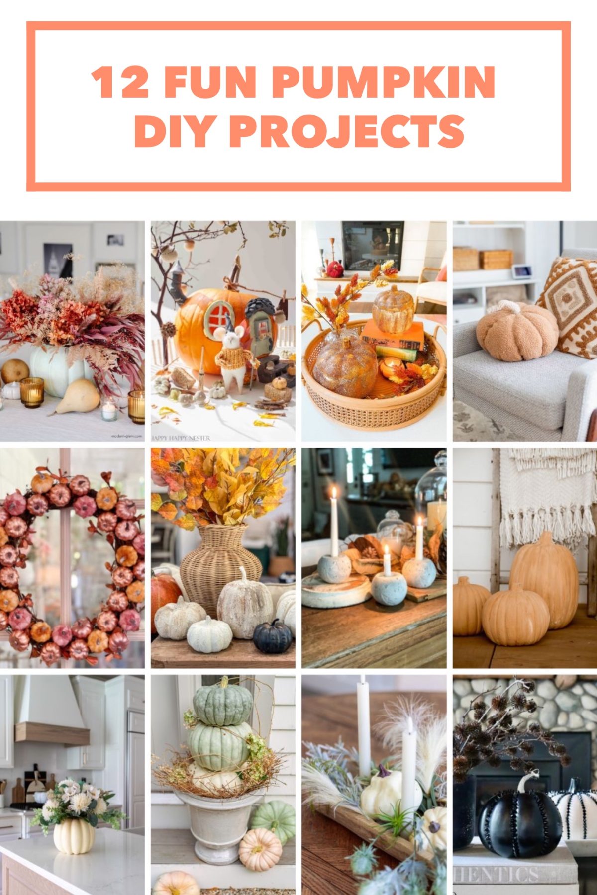 12 Fun Pumpkin DIY Projects