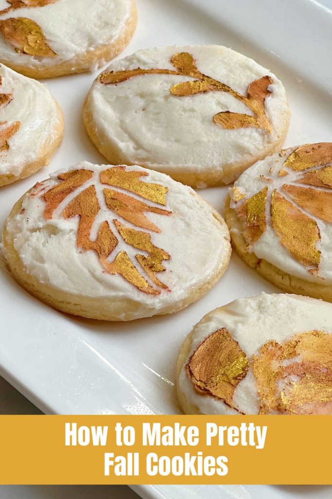 How to Make Pretty Fall Cookies
