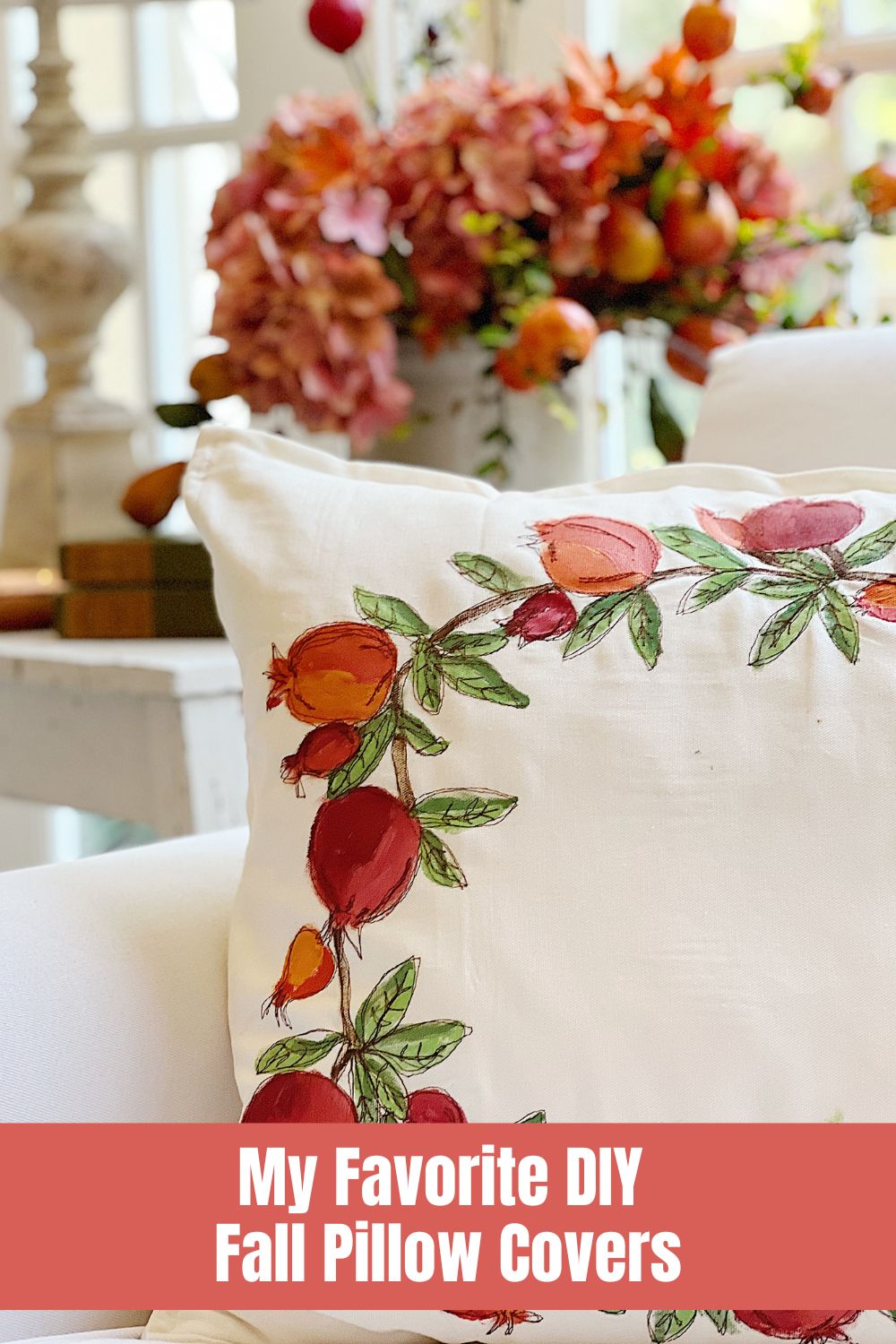 It is officially the end of summer, so let's decorate for fall! Fall pillow covers are an easy way to shift the seasons.