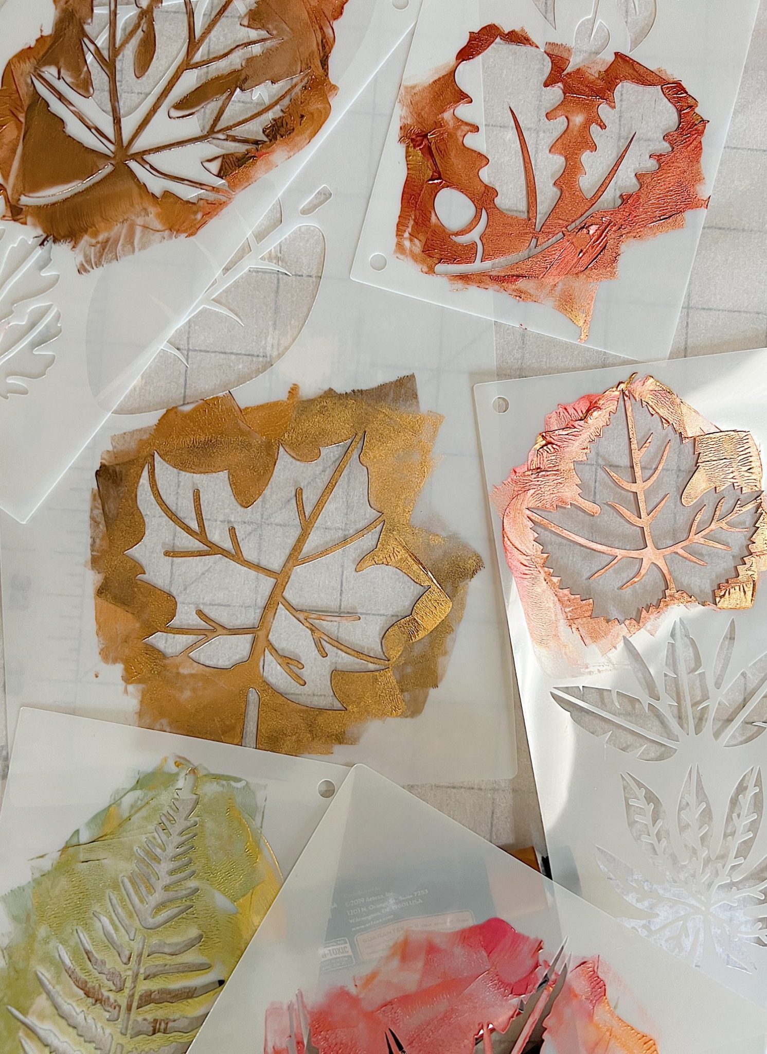 An Easy Fall Tablecloth